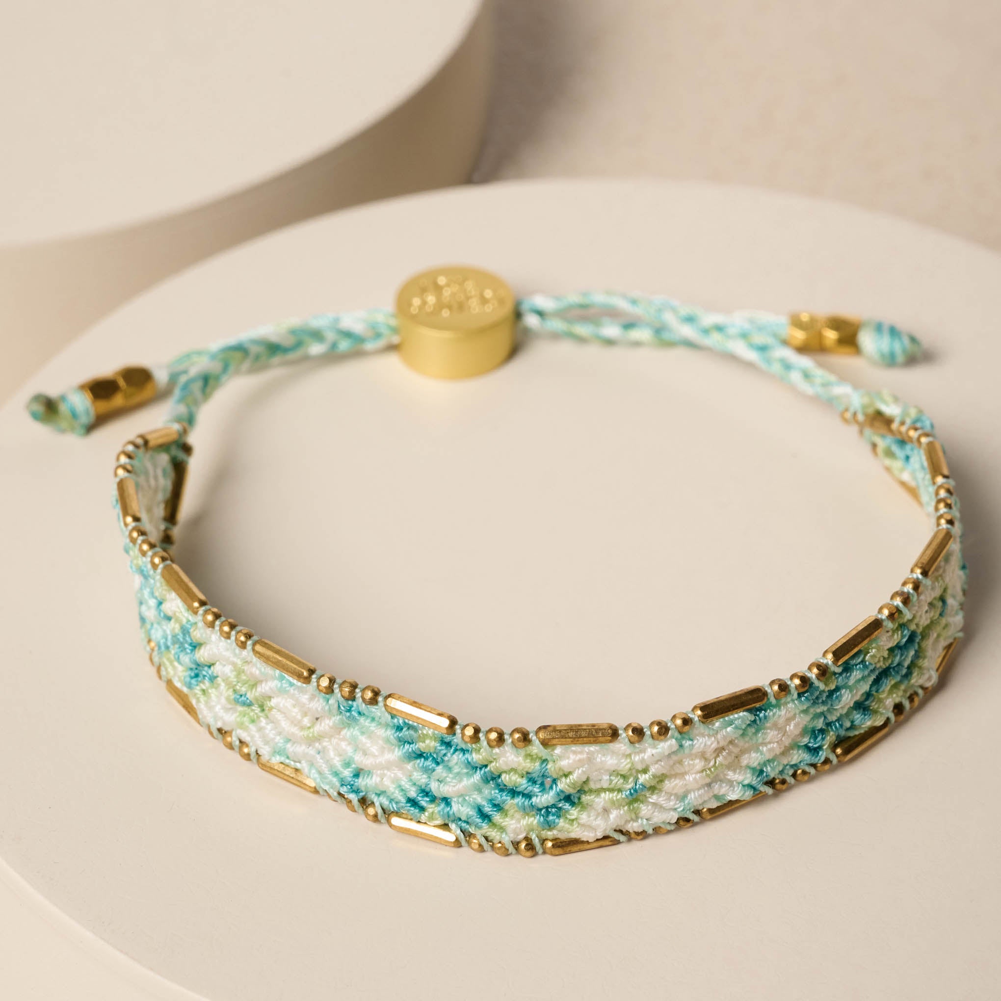 Bali Beaded bracelet sherbet blue