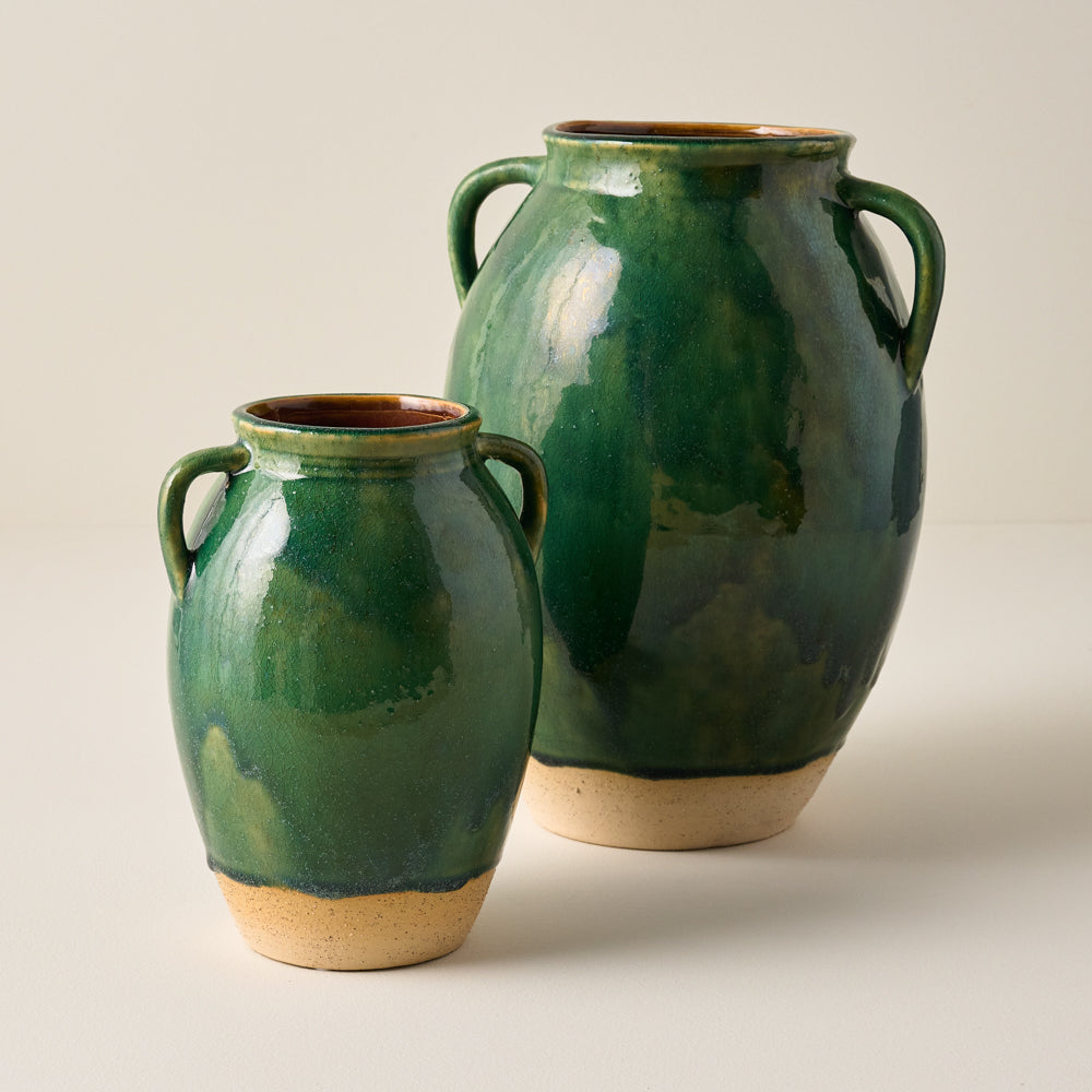 Lorne Glazed Amphora Vases