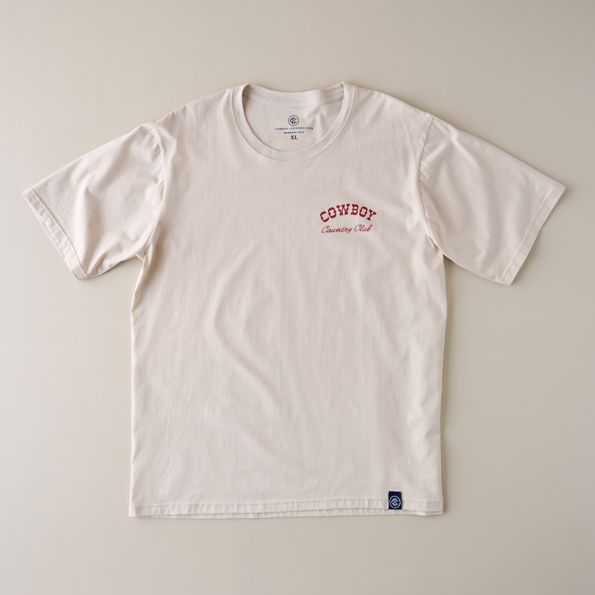 Cowboy Country Club Teeing Off Tan Shirt