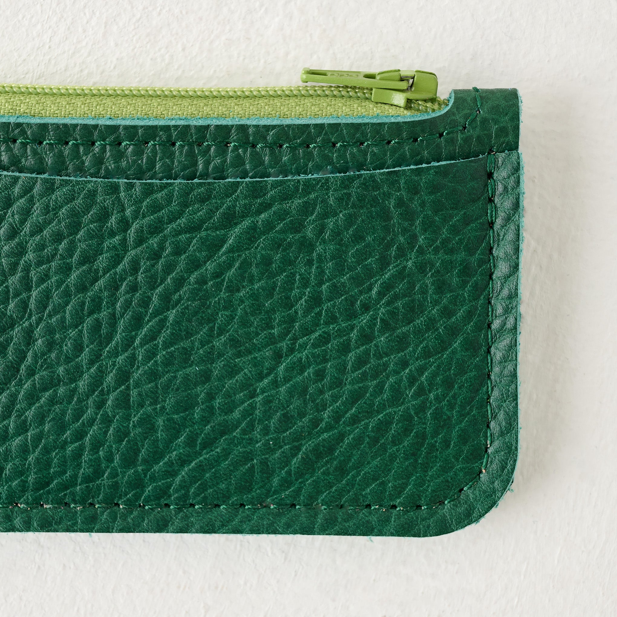 Fern Small Change Wallet up close