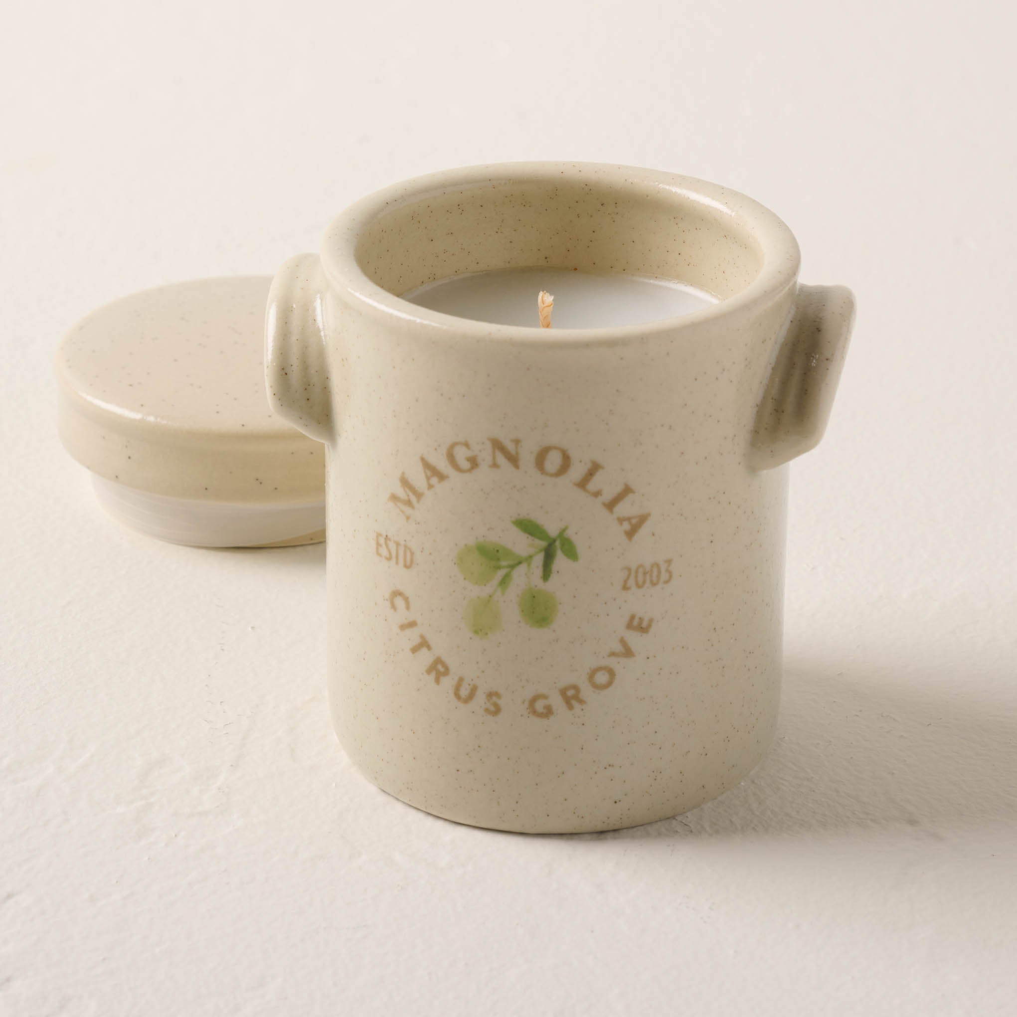 citrus grove scented Magnoliass candle 