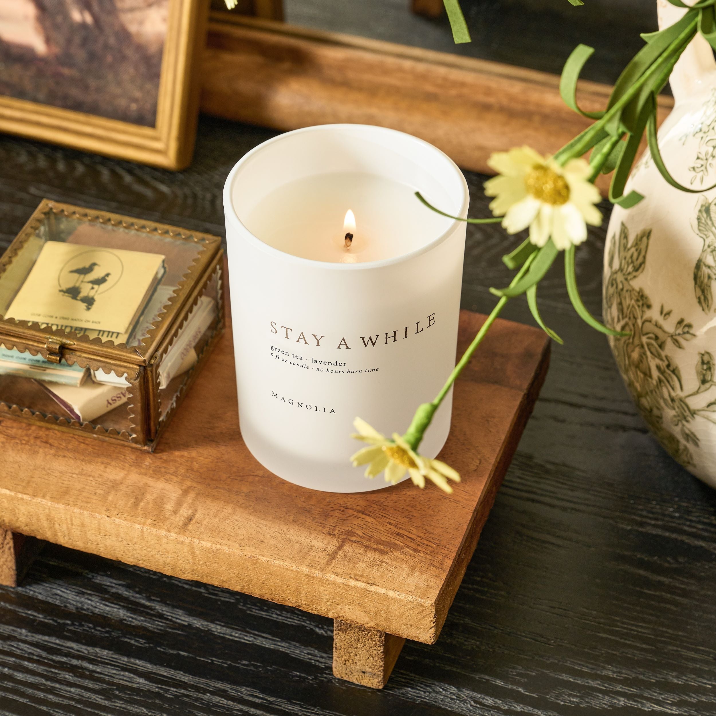 Magnoliass Stay a While Candle