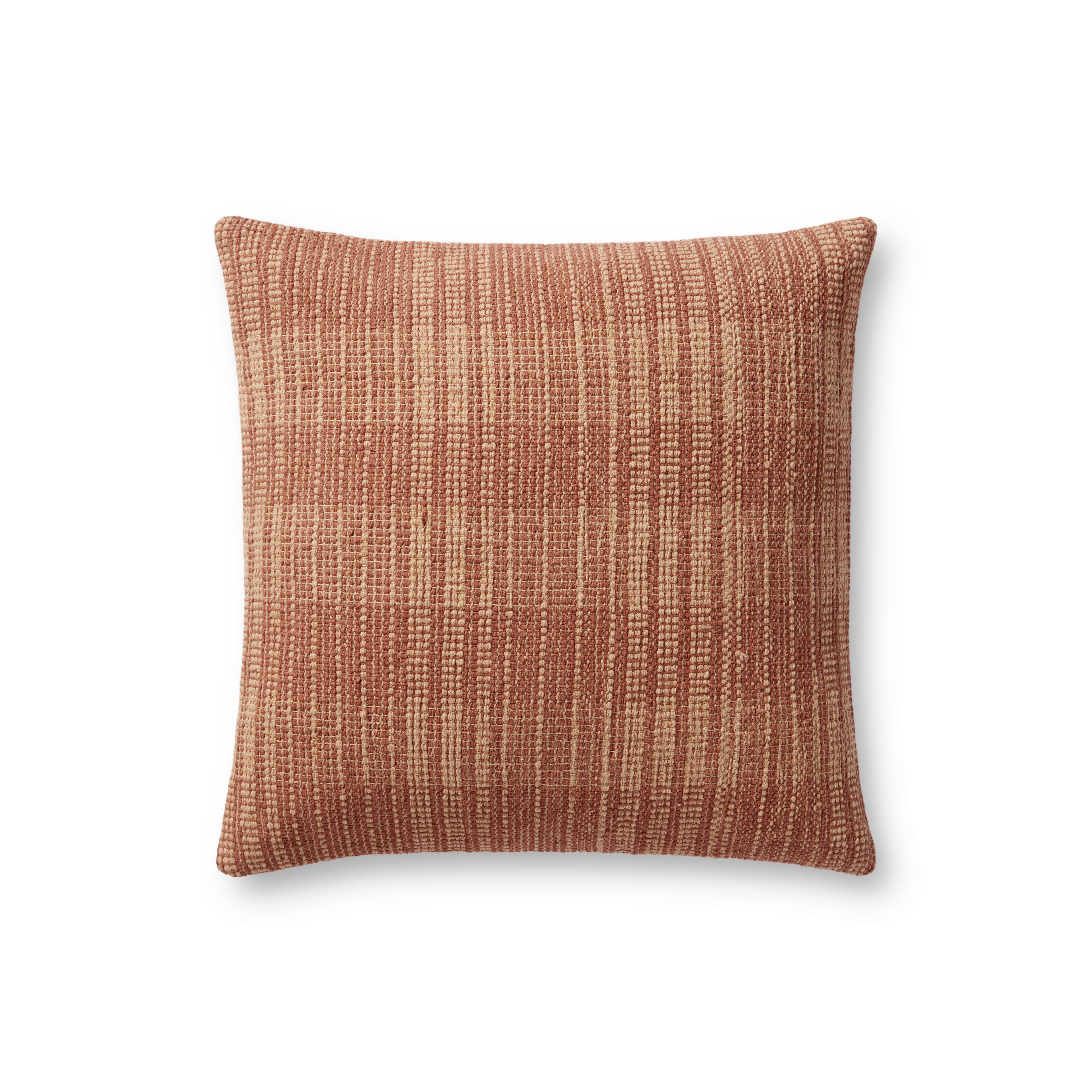Penelope Terracotta 18'' x 18'' Cover w/Down Pillow