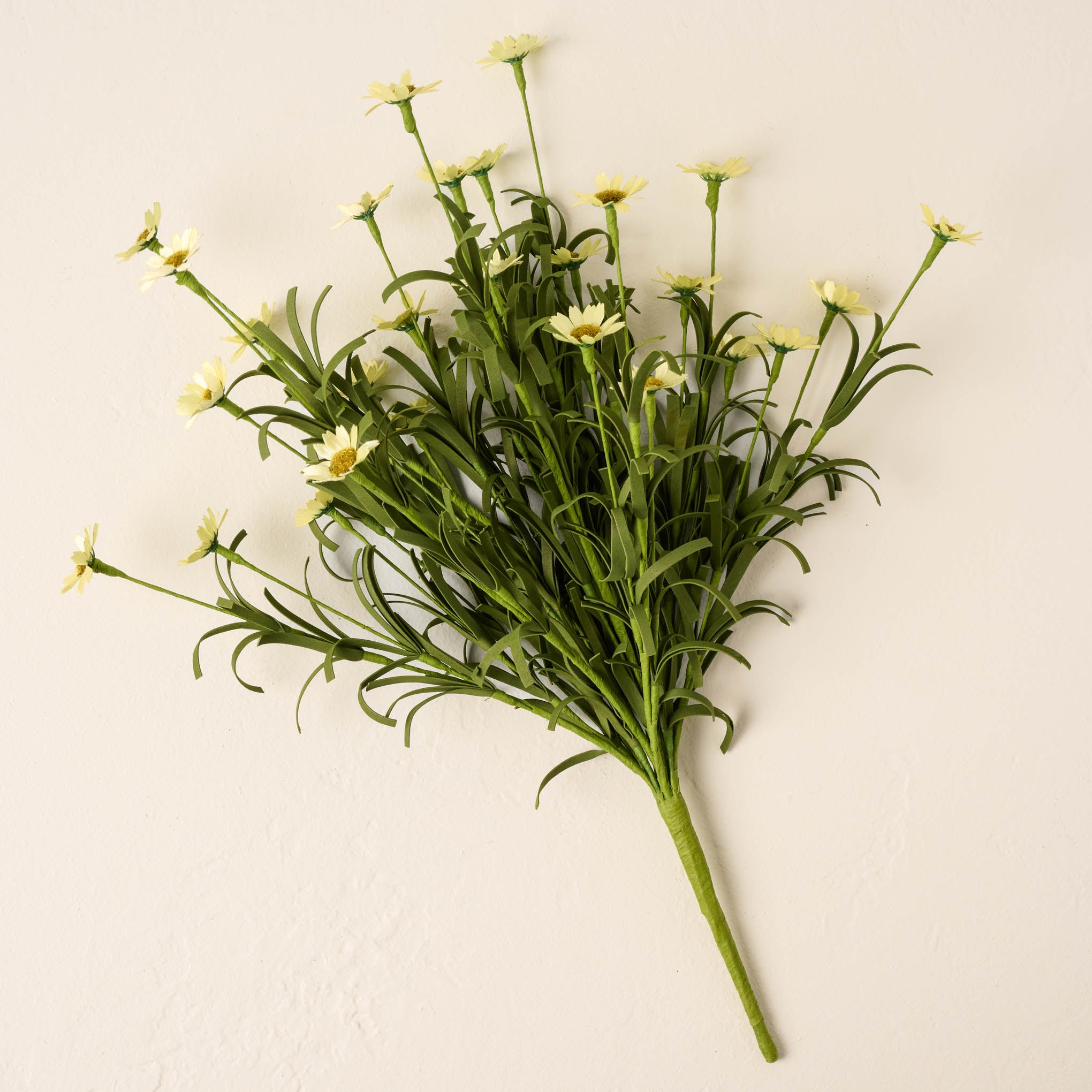 faux yellow daisy floral bouquet