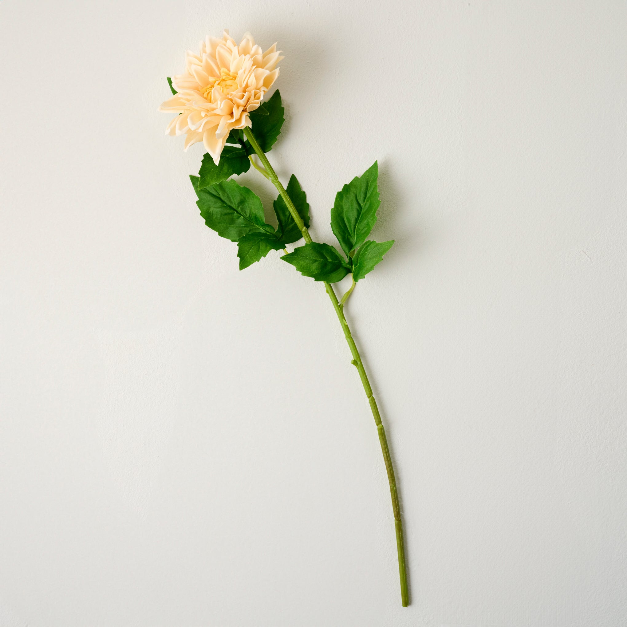 Yellow Real Touch Dahlia Bloom Stem 