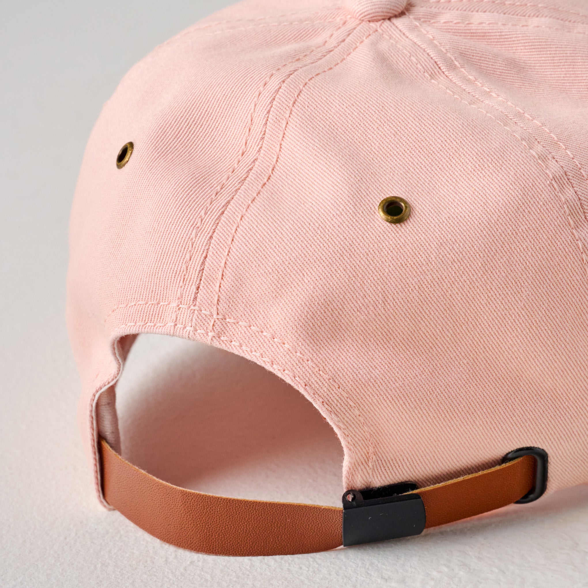 Magnoliass Embroidered Script Blush Hat back
