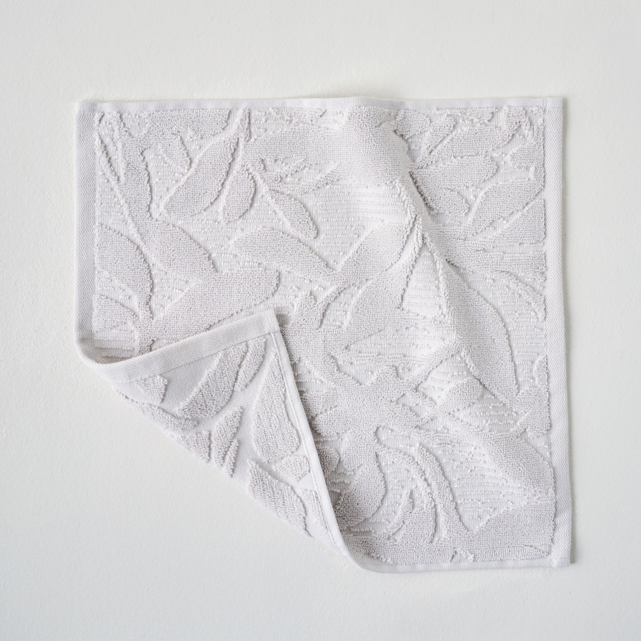 Platinum Esme Floral Towel - Washcloth