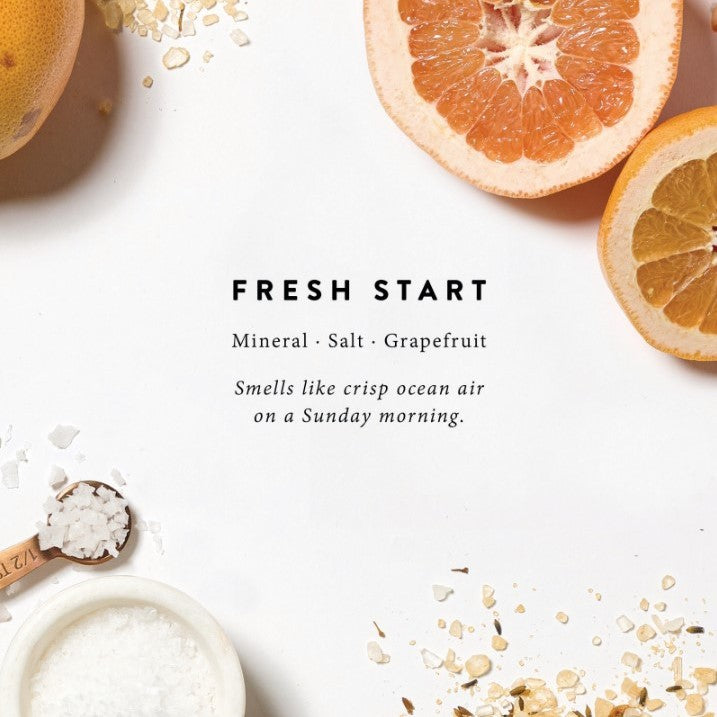 Magnoliass fresh start scent notes of grapefruit salt and mineral