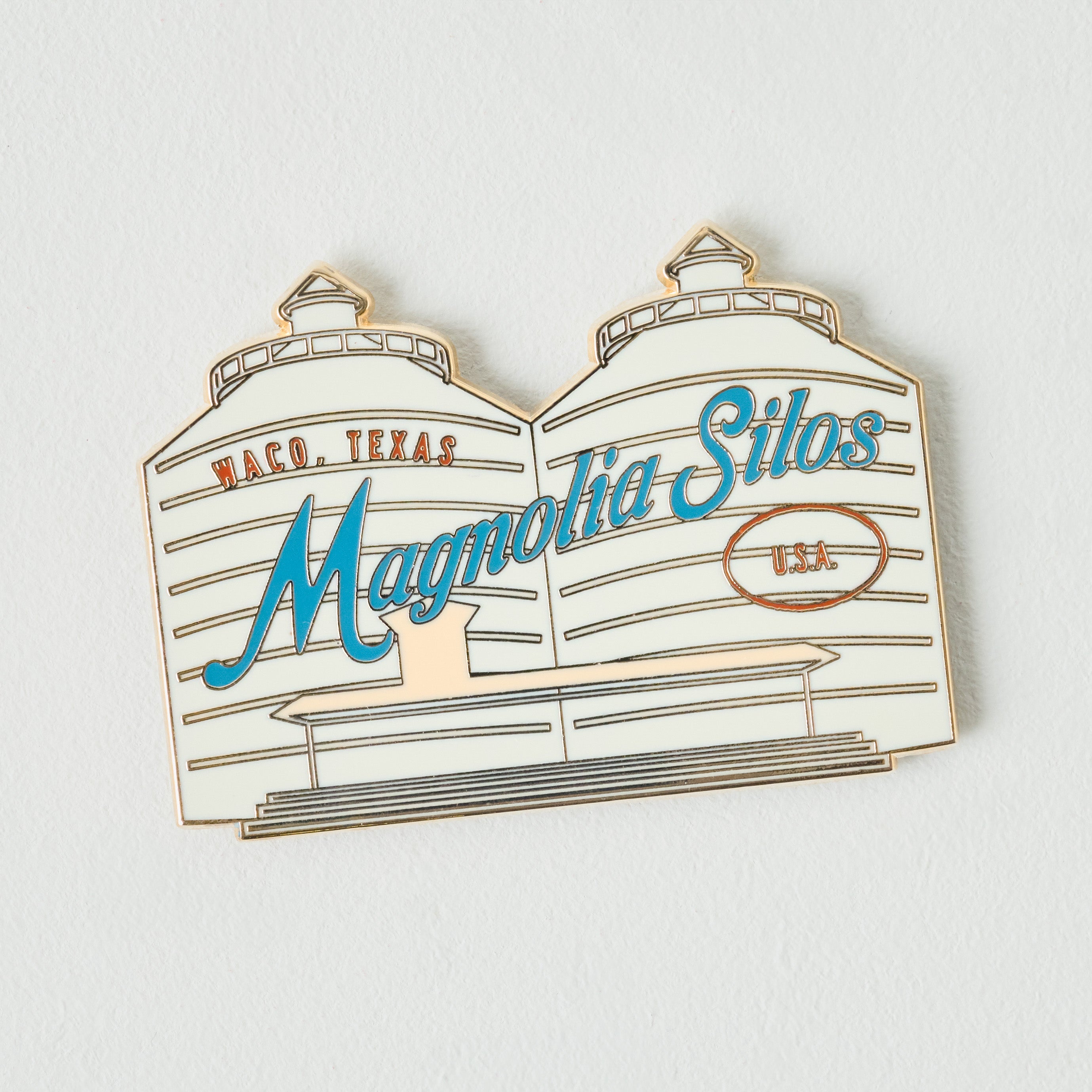 Magnoliass Silos Colored Enamel Magnet
