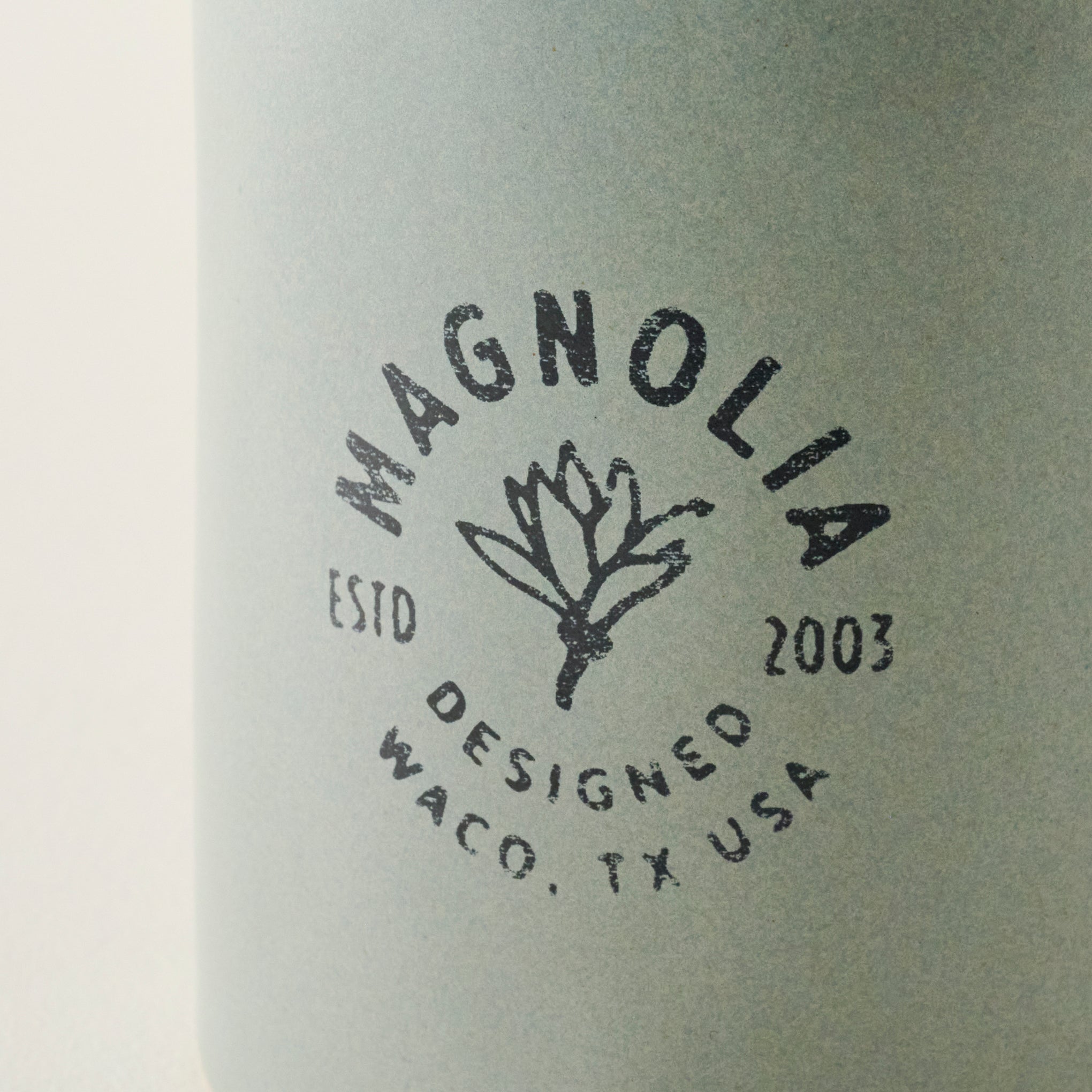 Magnoliass French Blue Mug up close