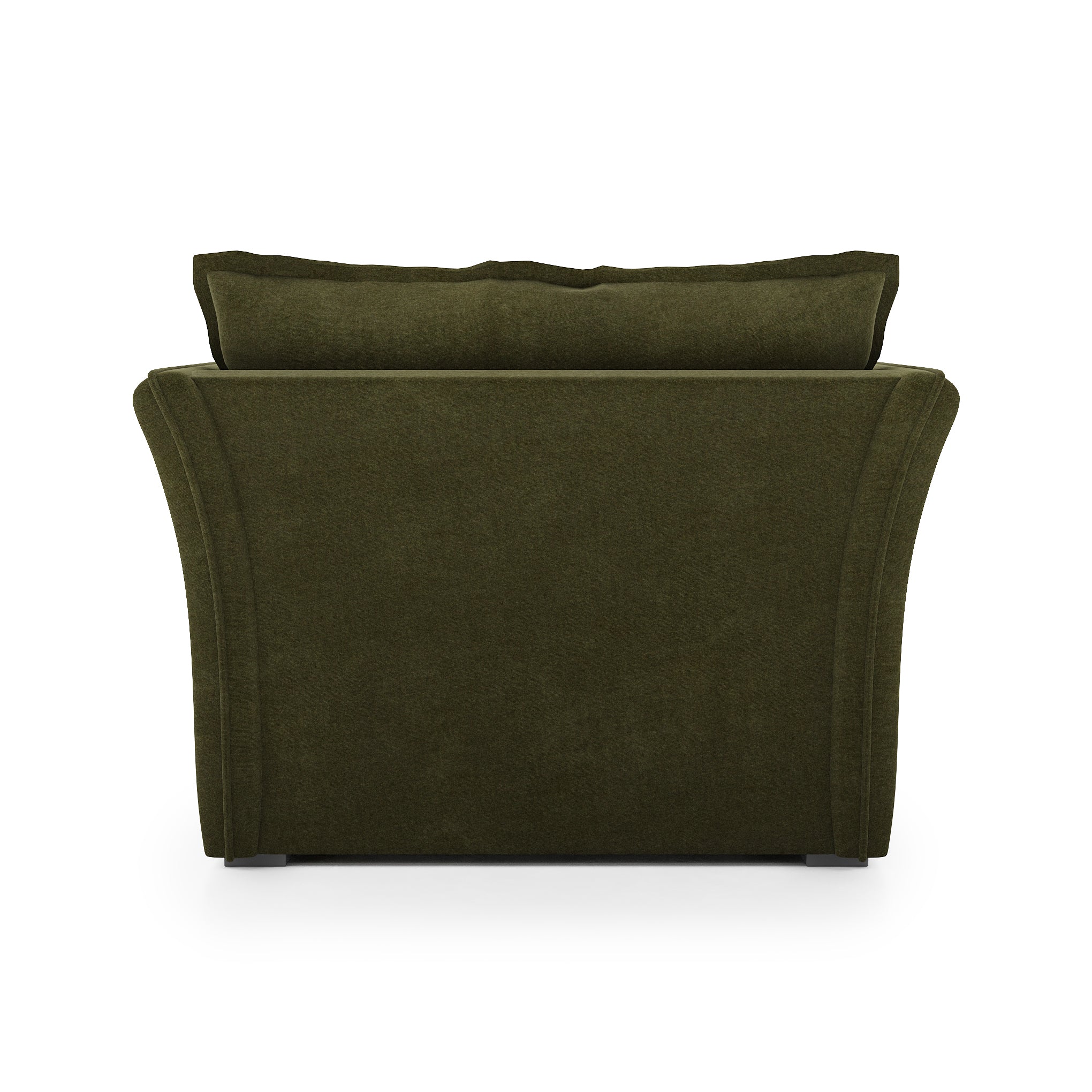 Sunday Chair forest velvet back view