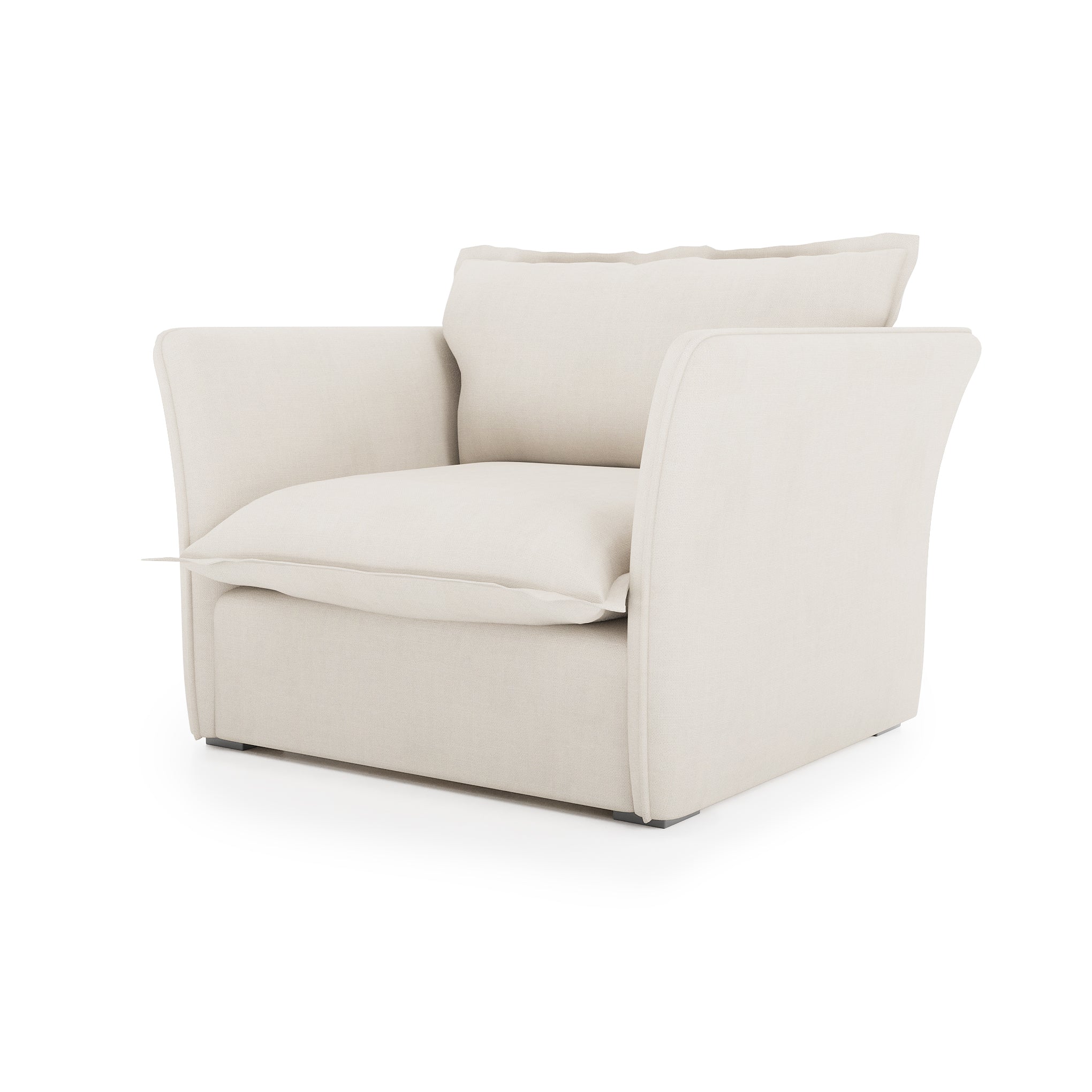 Sunday Chair ivory linen