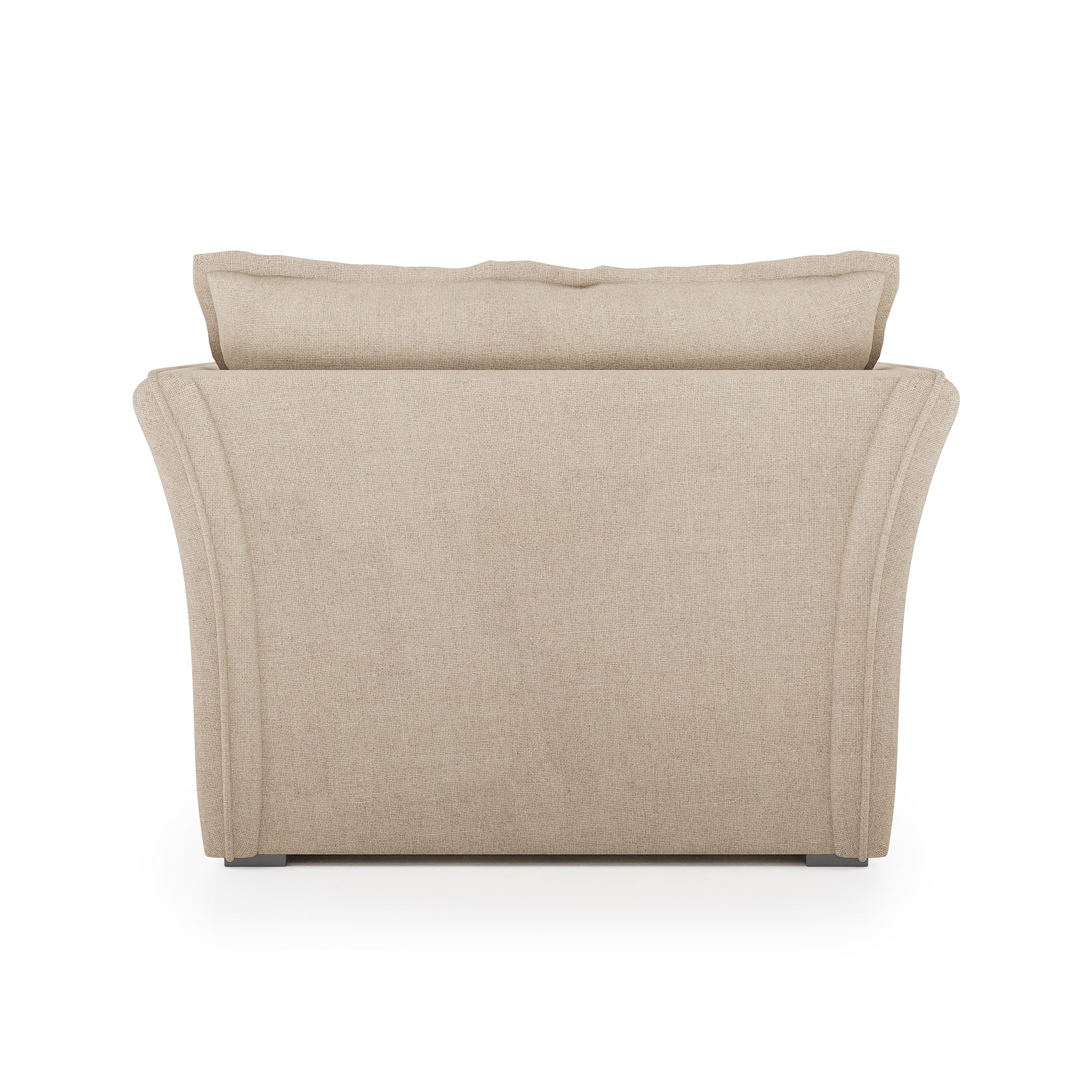 Sunday Chair natural linen back view