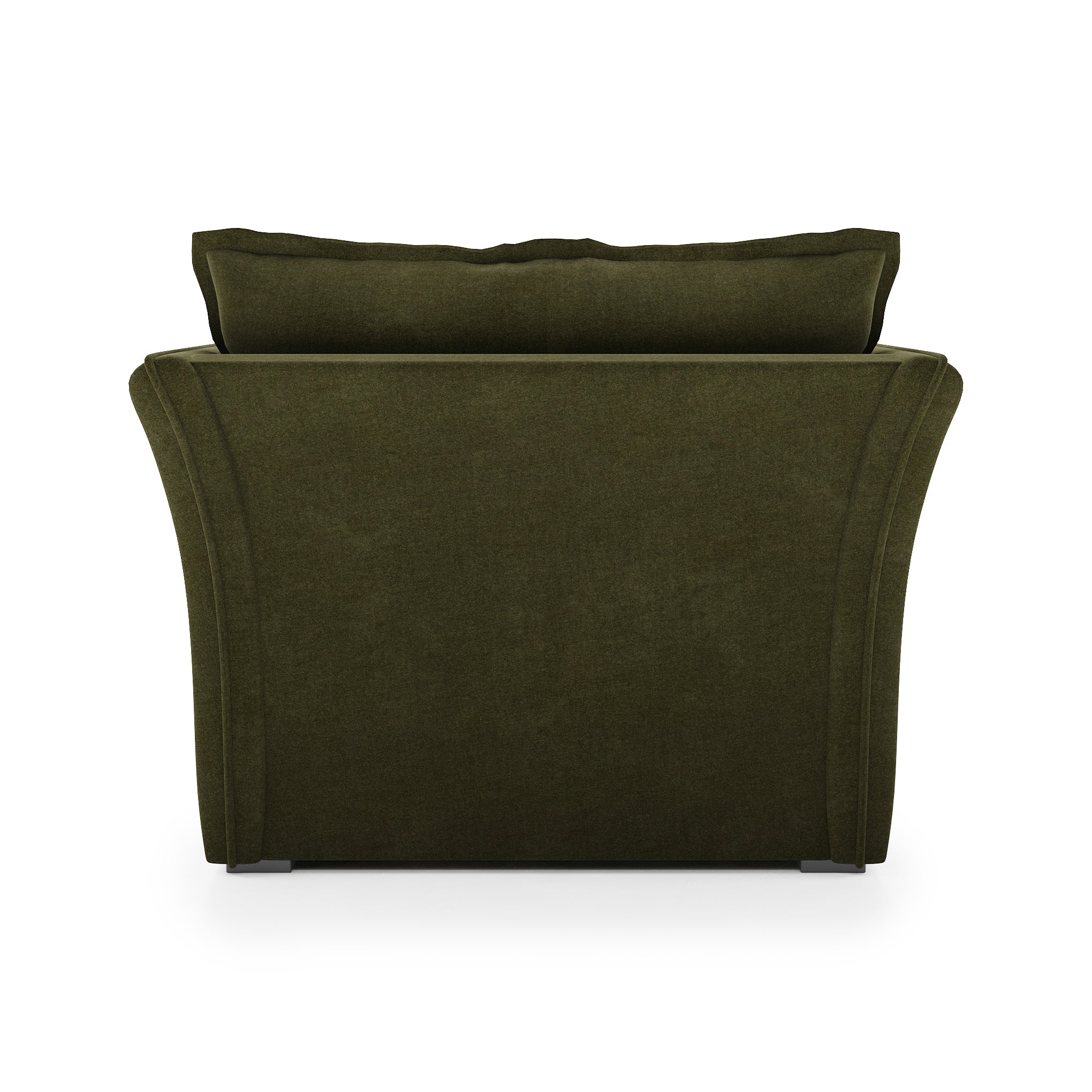 Sunday Chaise forest velvet back view