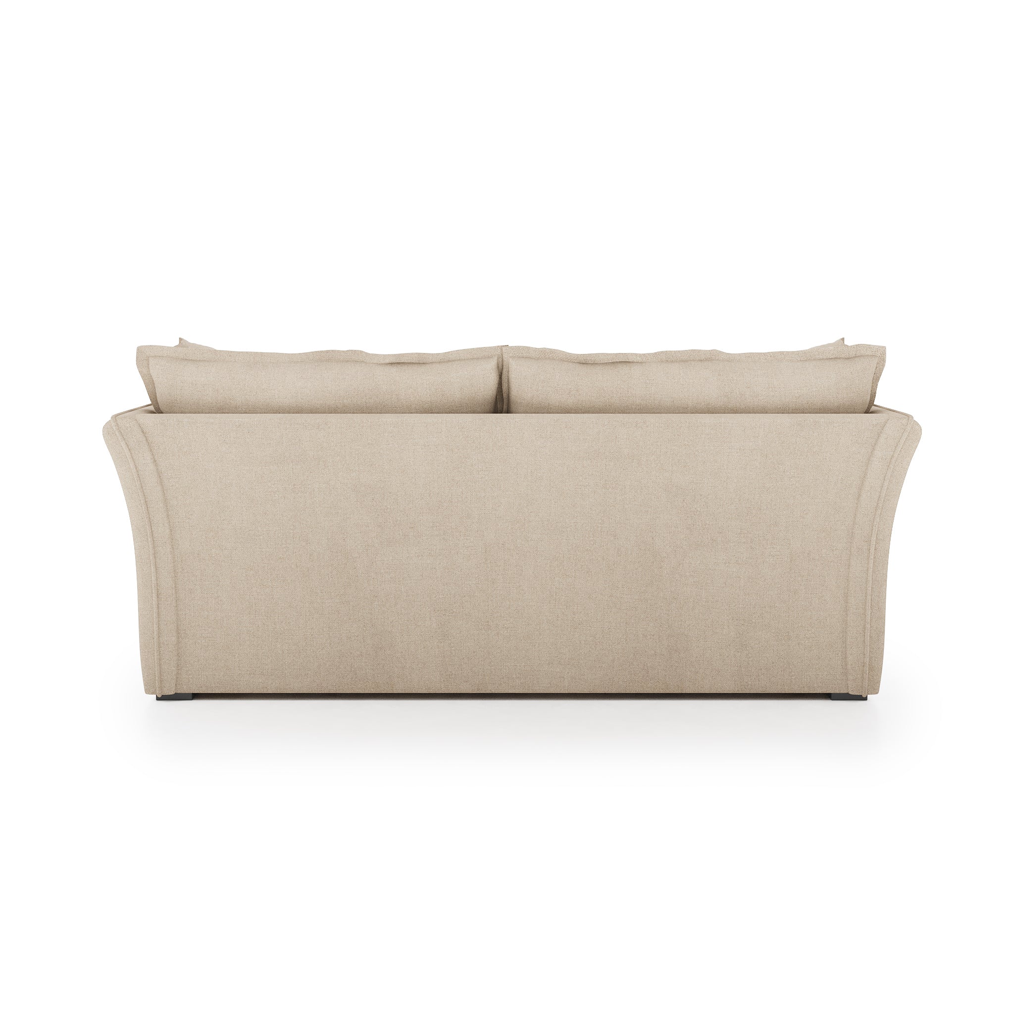 Sunday Sofa natural linen back view