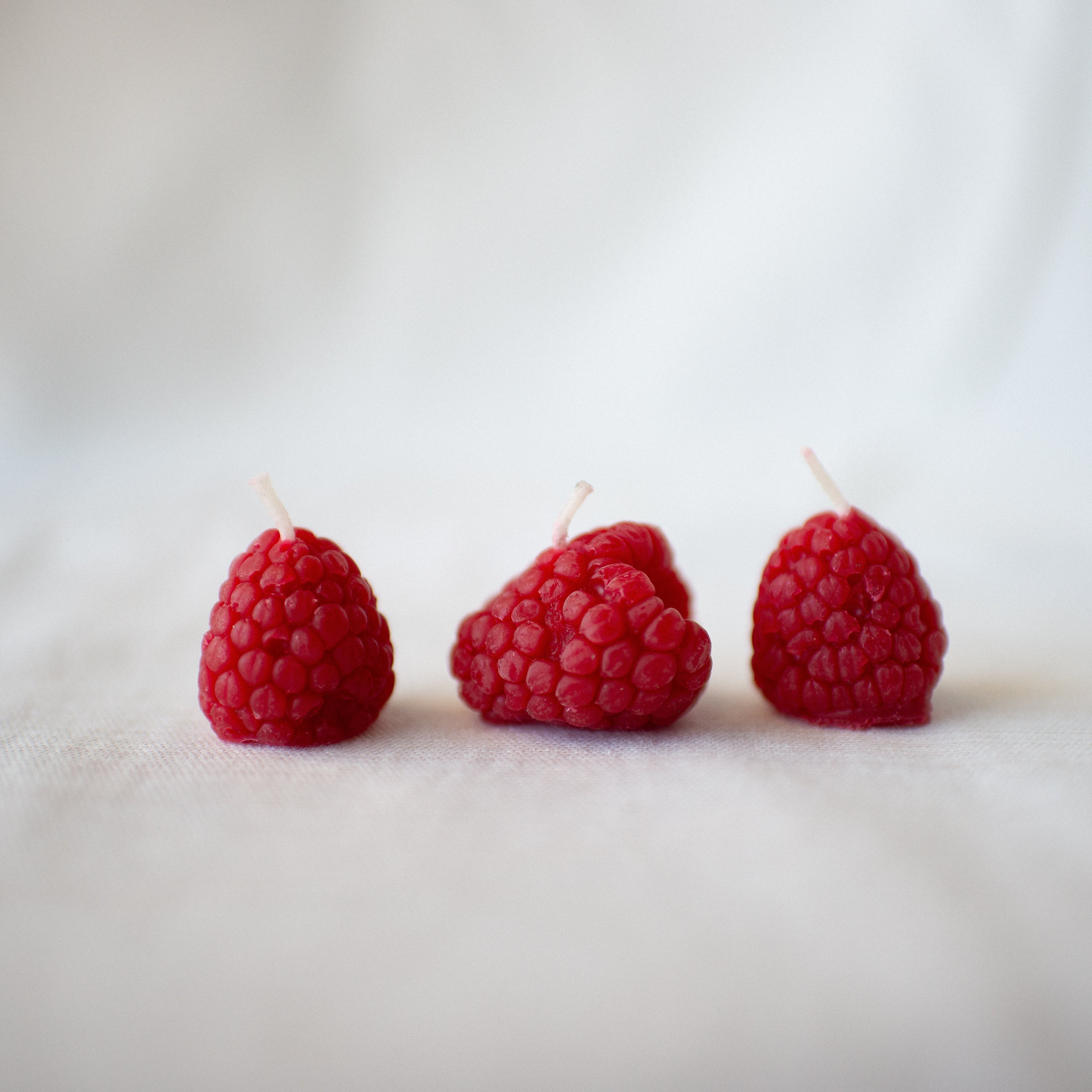Raspberry Birthday Candle Set of 10