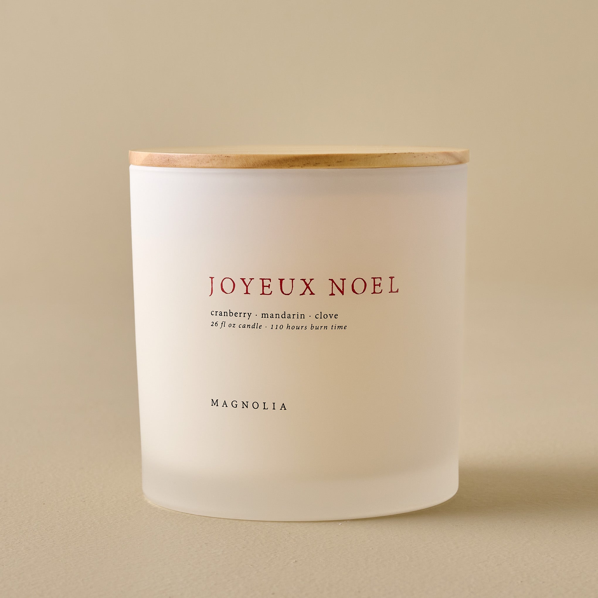 Magnoliass Joyeux Noel Candle 26oz