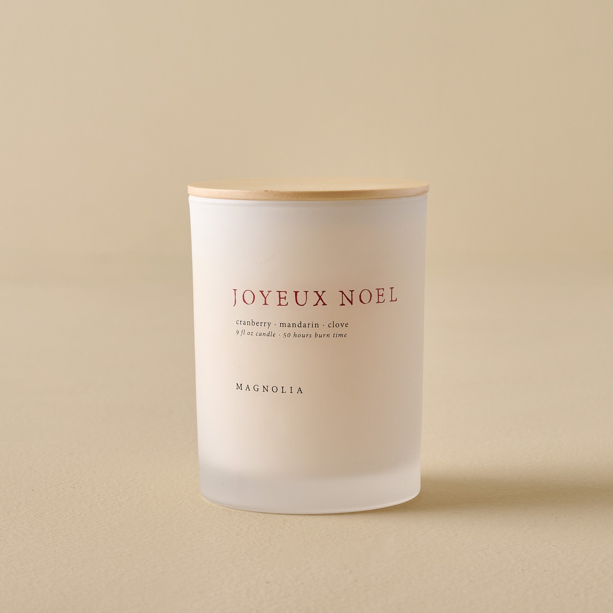 Magnoliass Joyeux Noel Candle 9oz