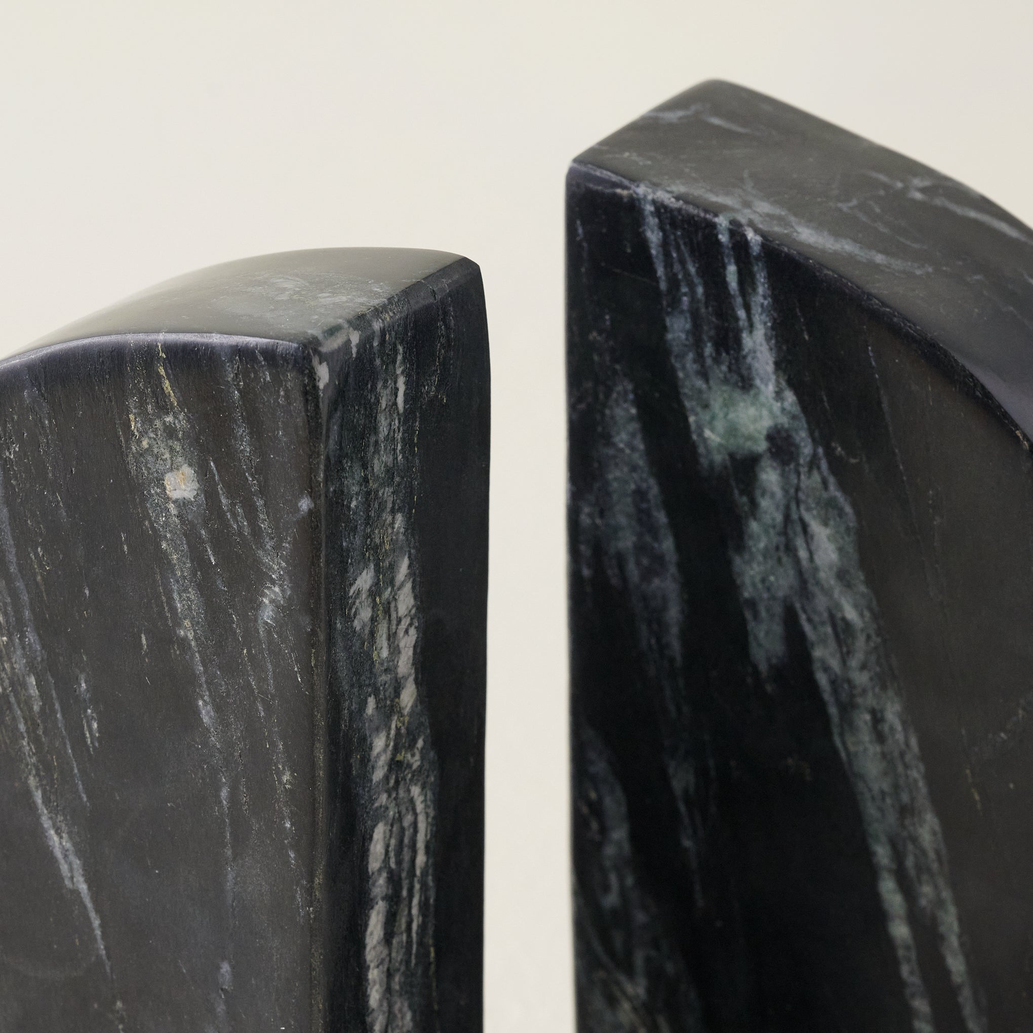 Mattlage Arched Marble Bookends up close