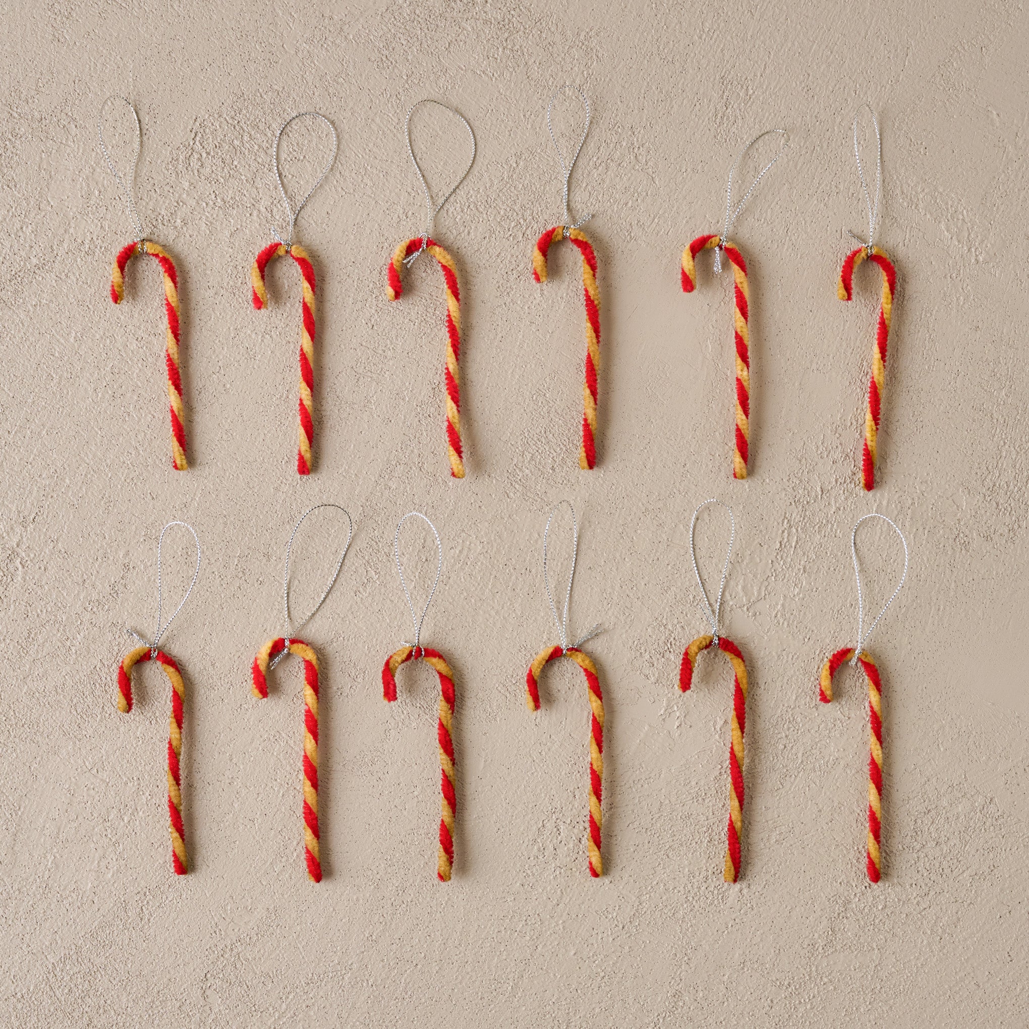 Nostalgic Mini Candy Cane Ornament, Set of 12