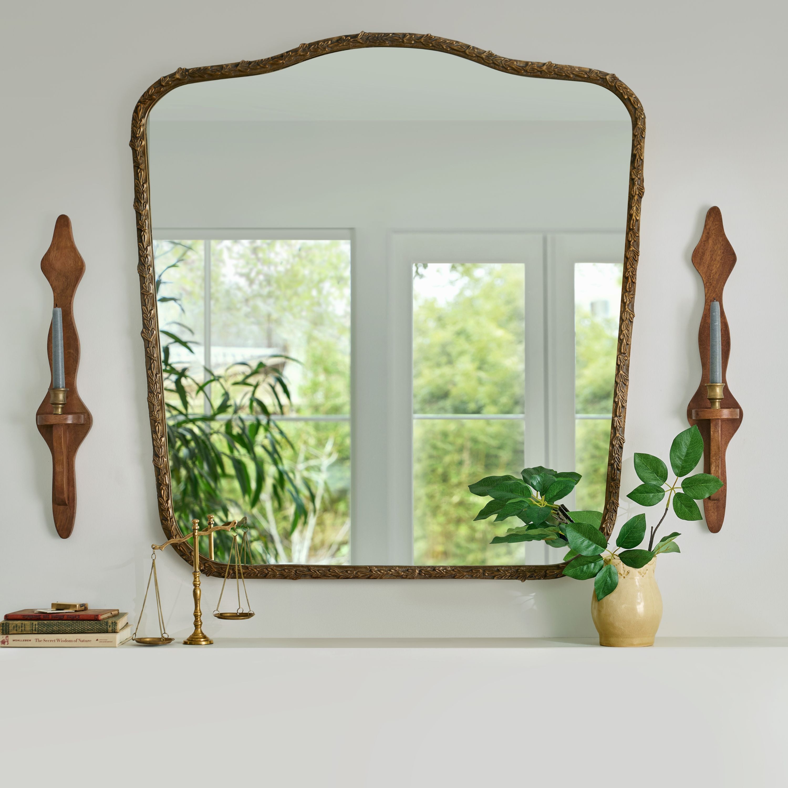 Laurel Metal Framed Mirror