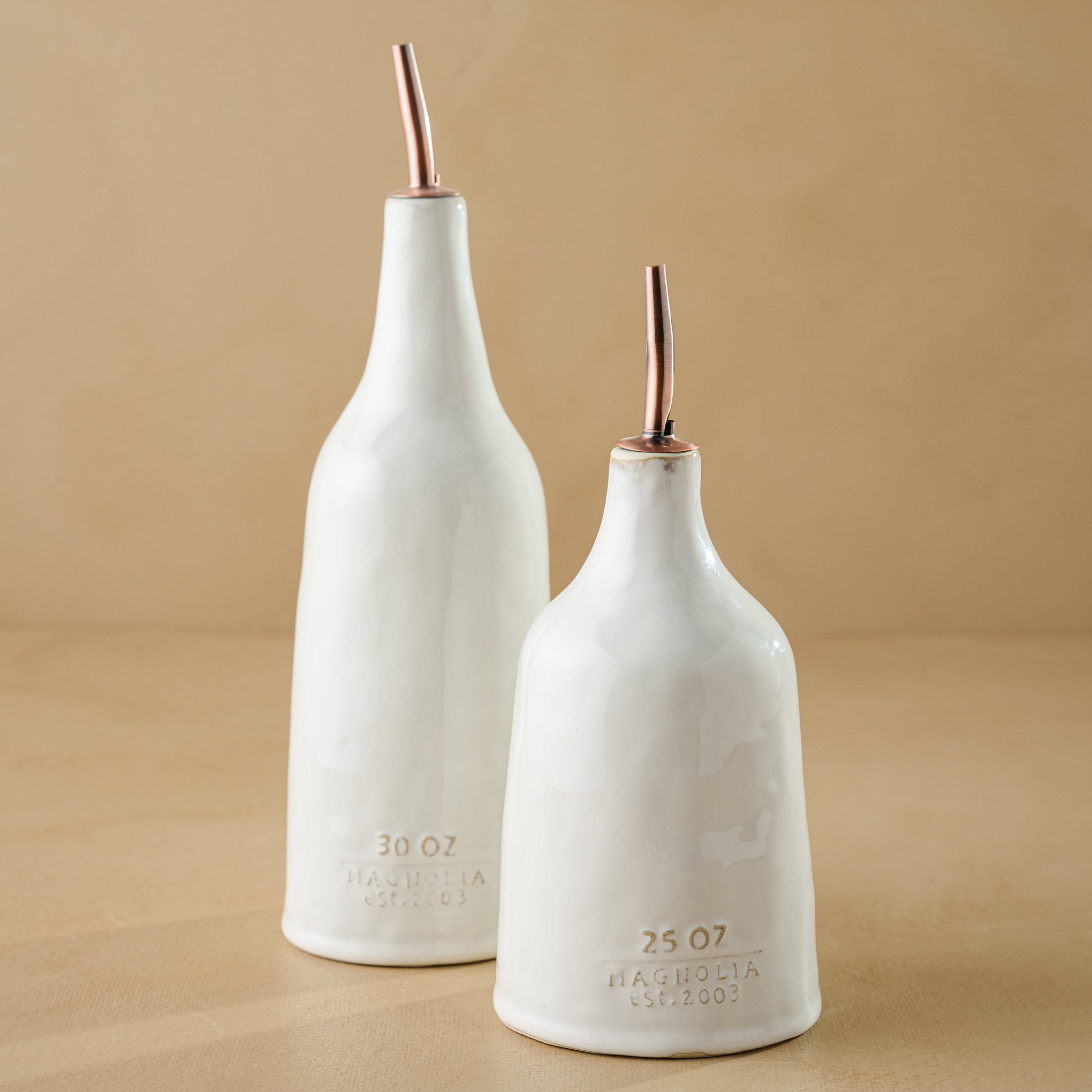 Magnoliass Est. Vinegar Pour with Magnoliass est. oil pour