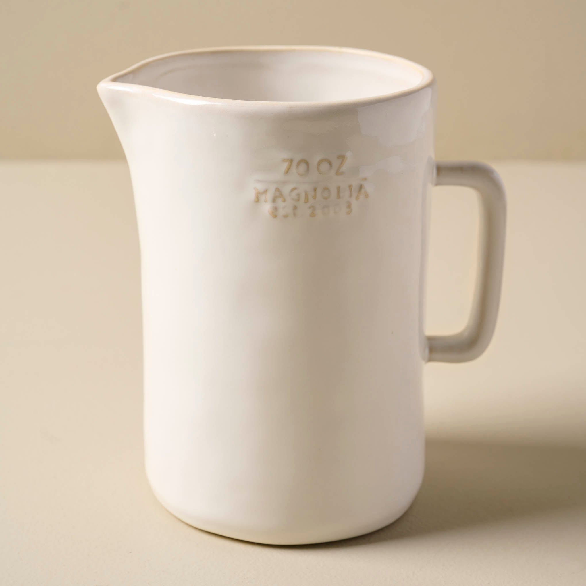 Magnoliass Est. Ceramic Pitcher