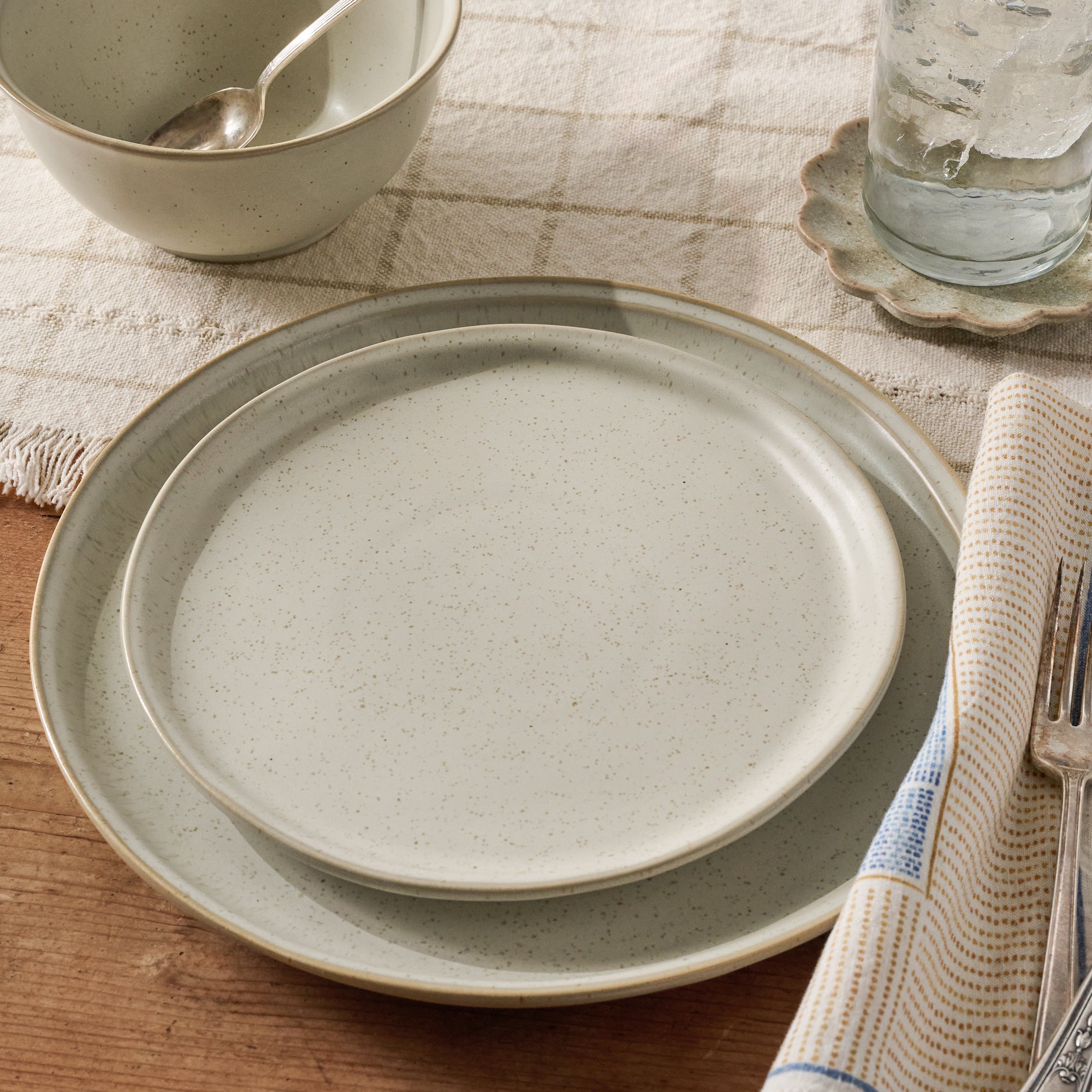 French Grey Plates