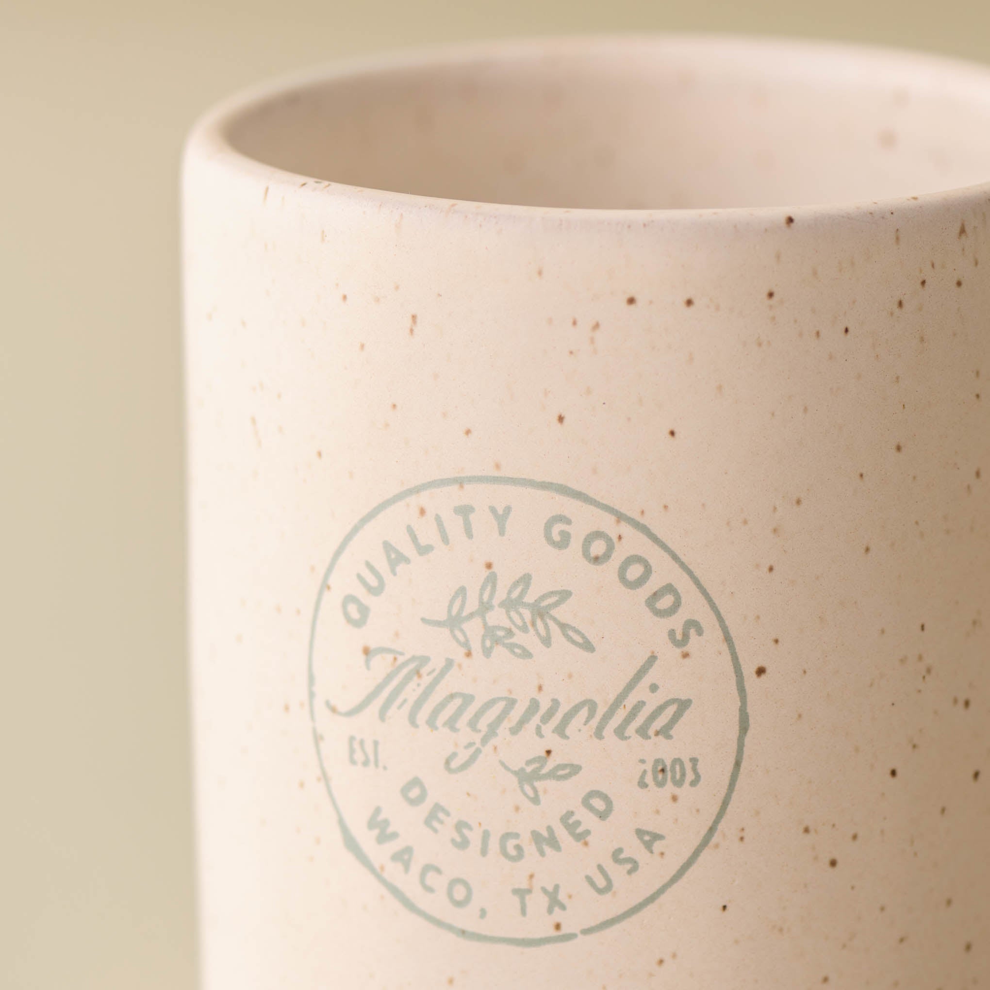 Magnoliass Quality Goods Mug close up