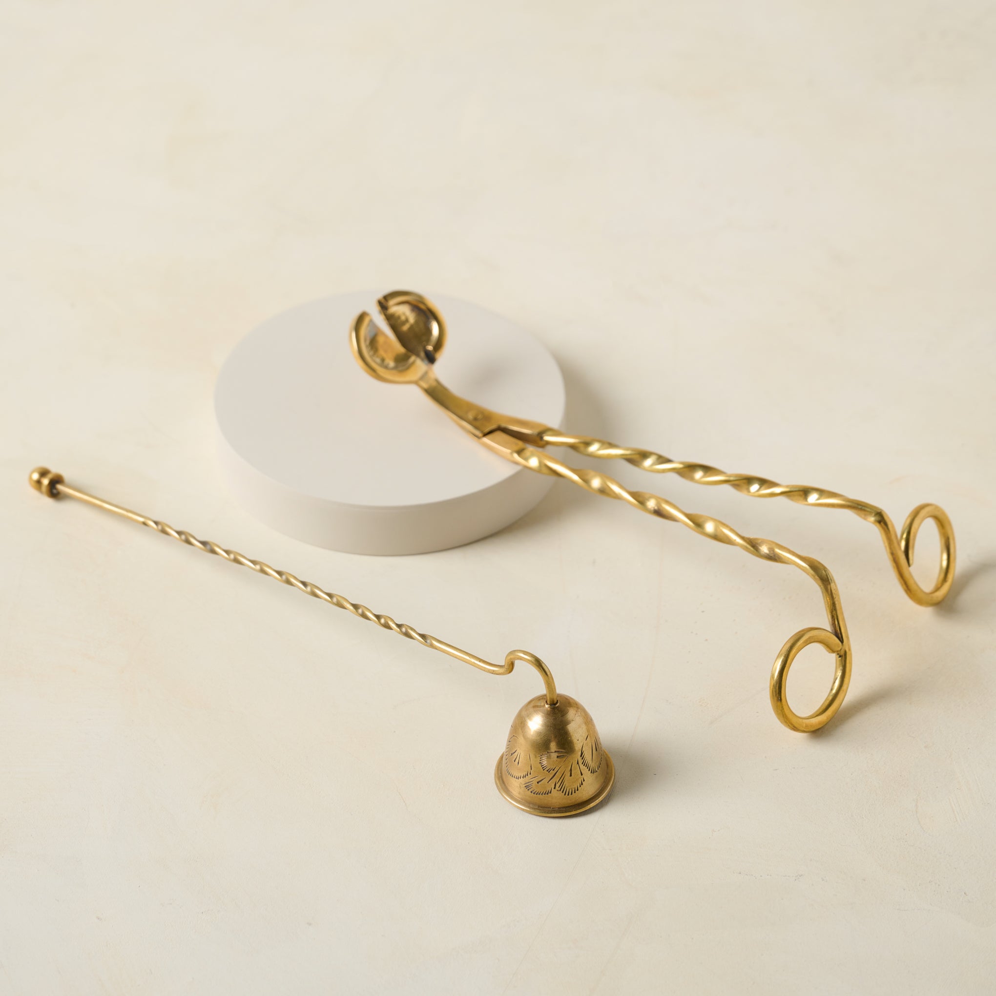Vintage Inspired Candle Snuffer with wax trimmer