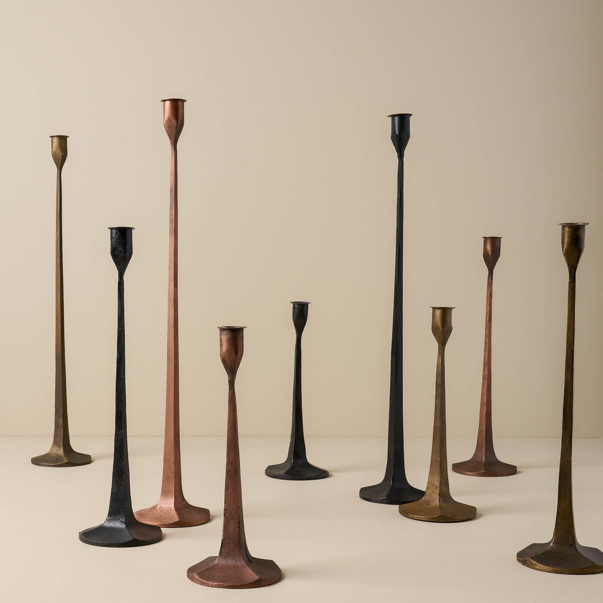 gatecrest collection in brass, copper and black