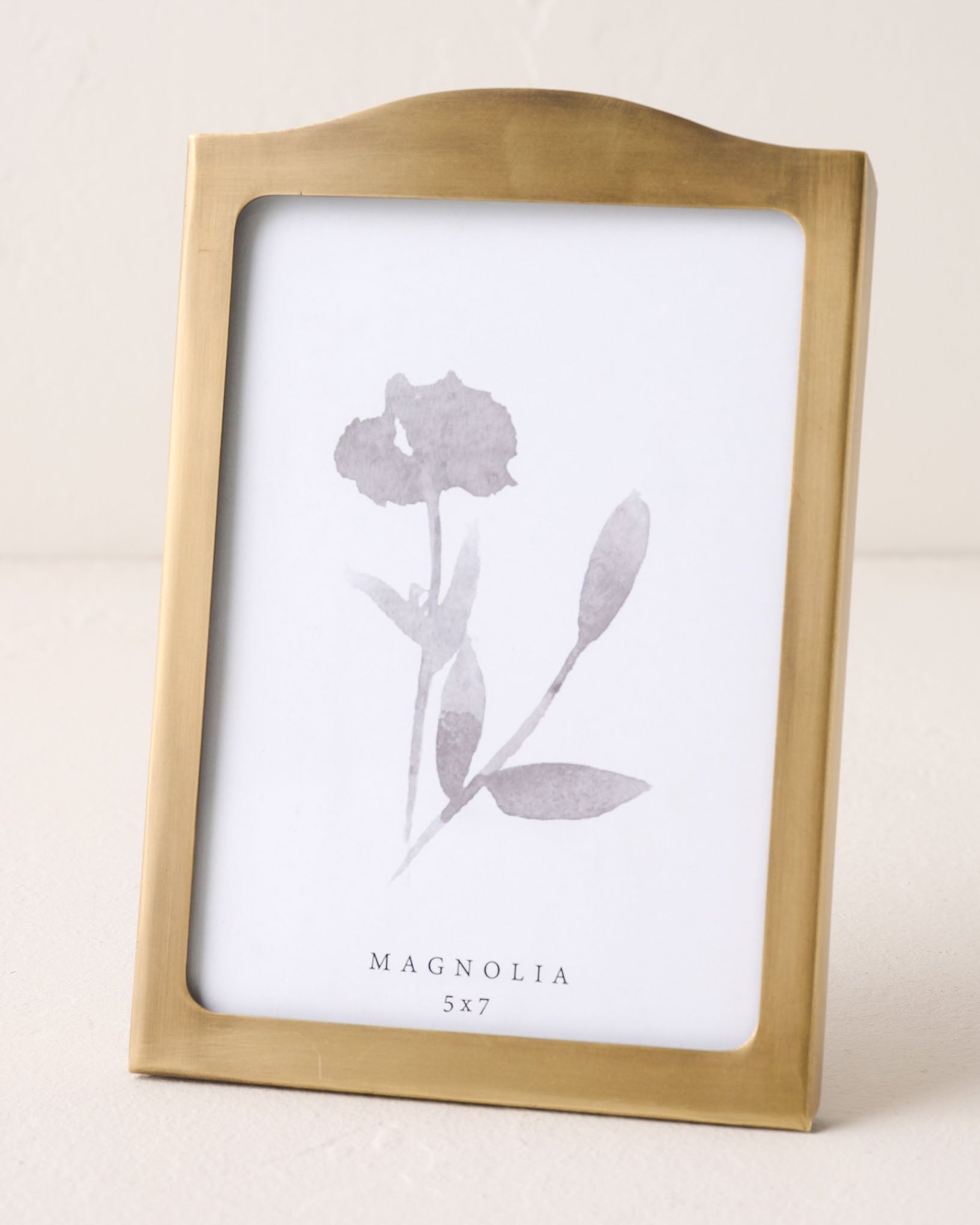 Beveled Antique Brass Photo Frame 5x7