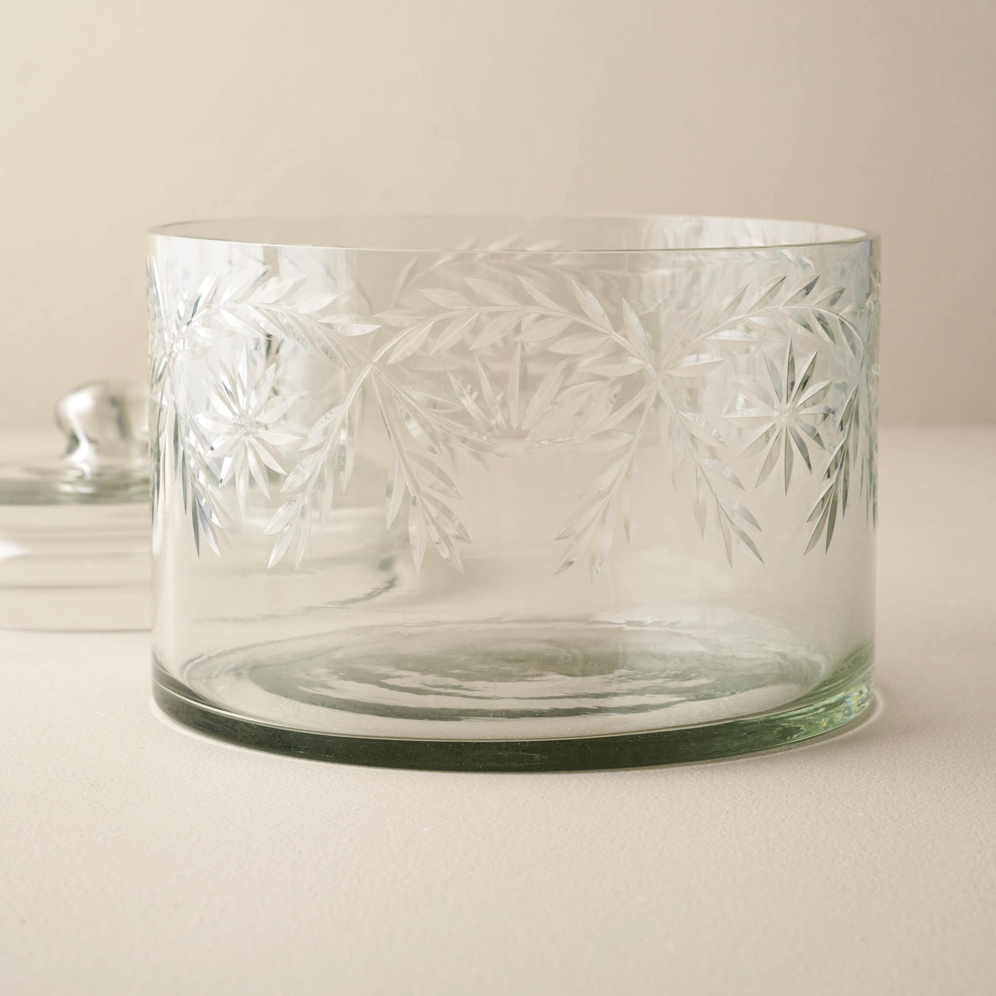 Vivian Cut Glass Canister