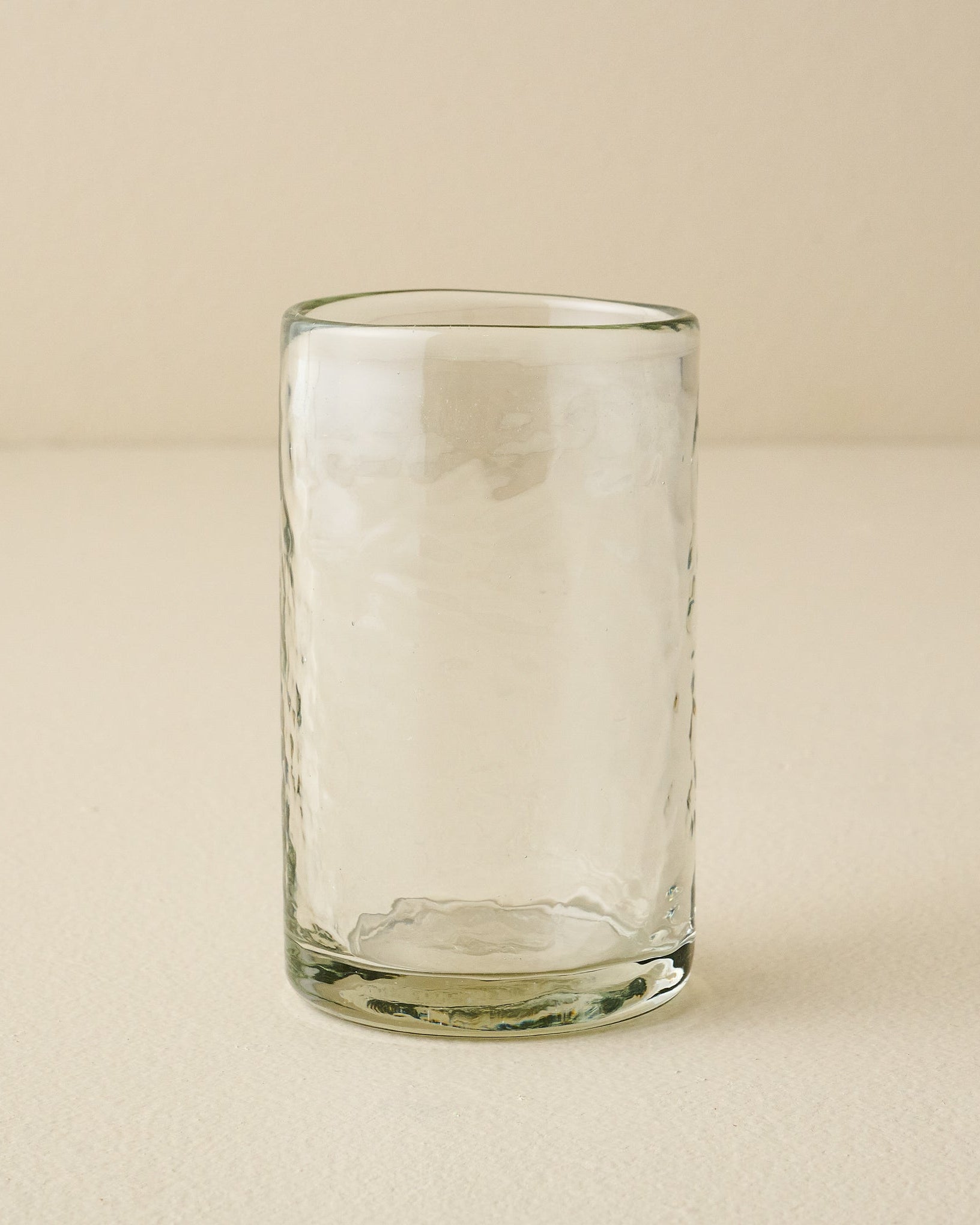 Rustic Glass Tumbler close up