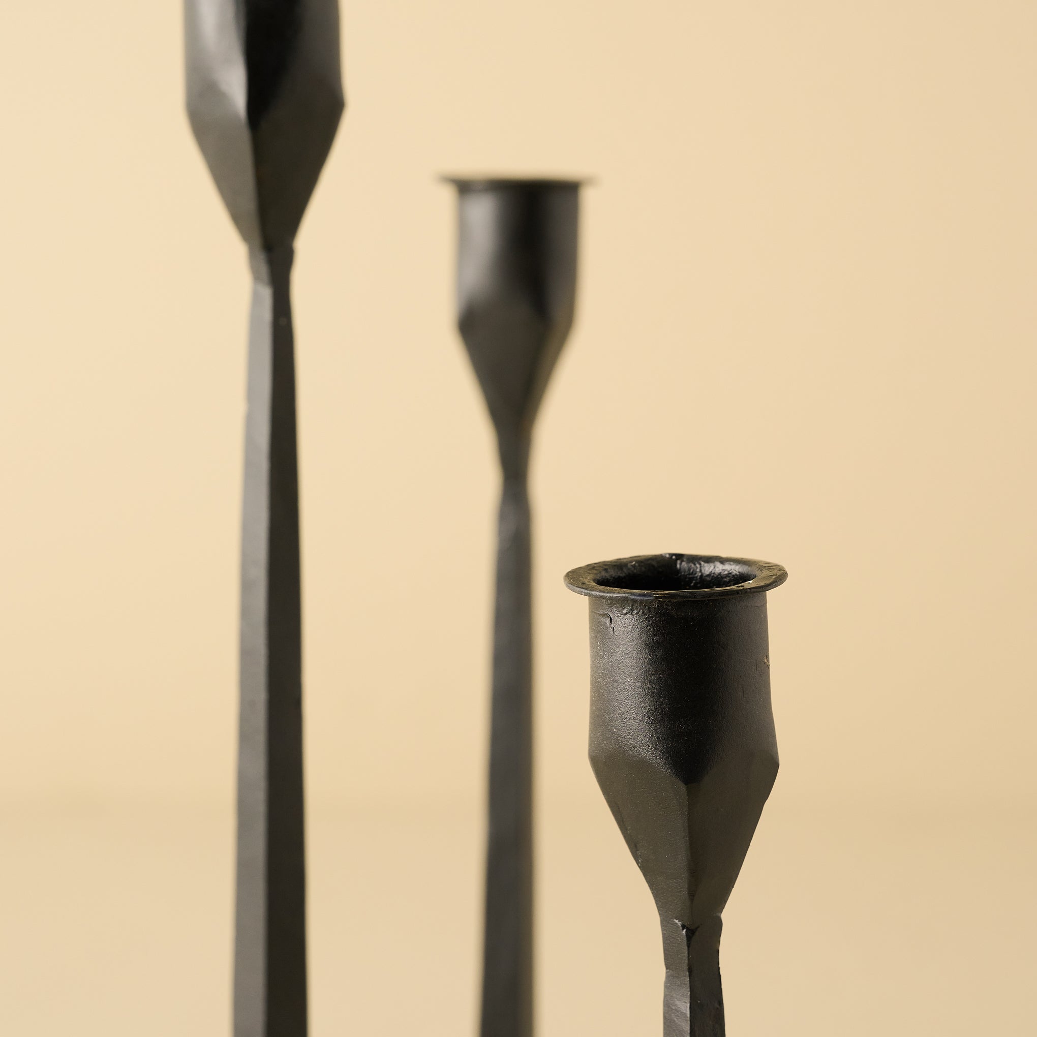 Black Gatecrest Multi Taper Holder close up of taper holders
