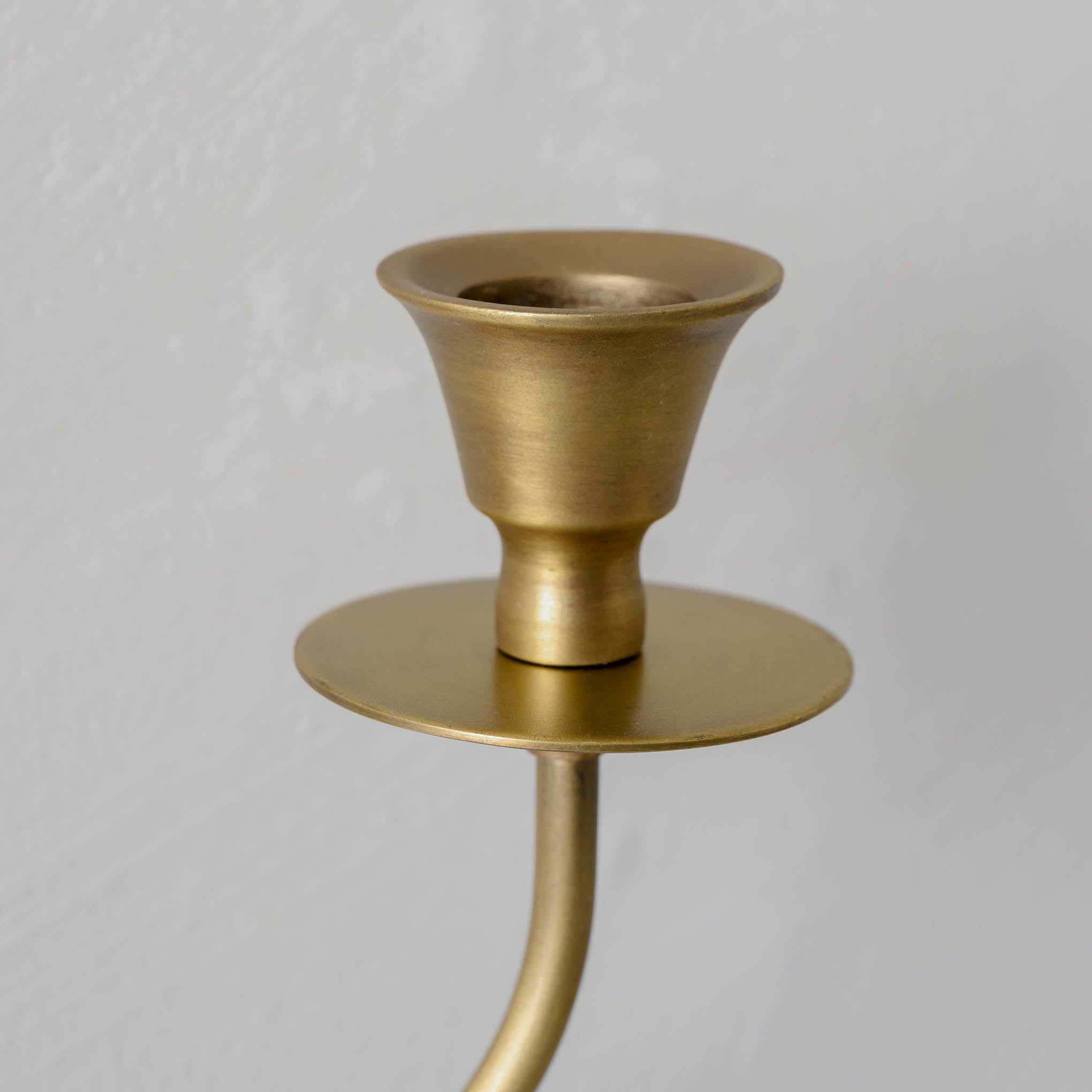 Margo Antiqued Brass Double Wall Sconce close up