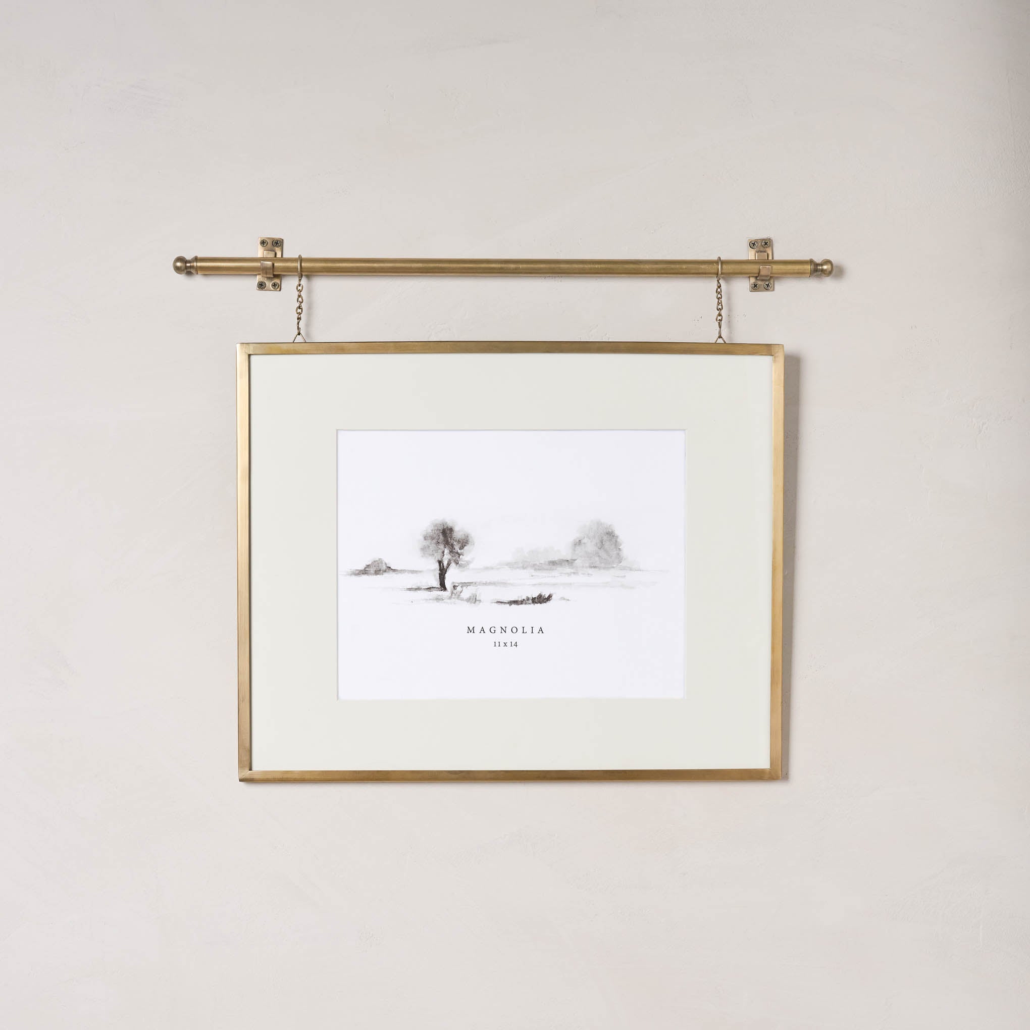 Colleen Brass Rail Picture Frame