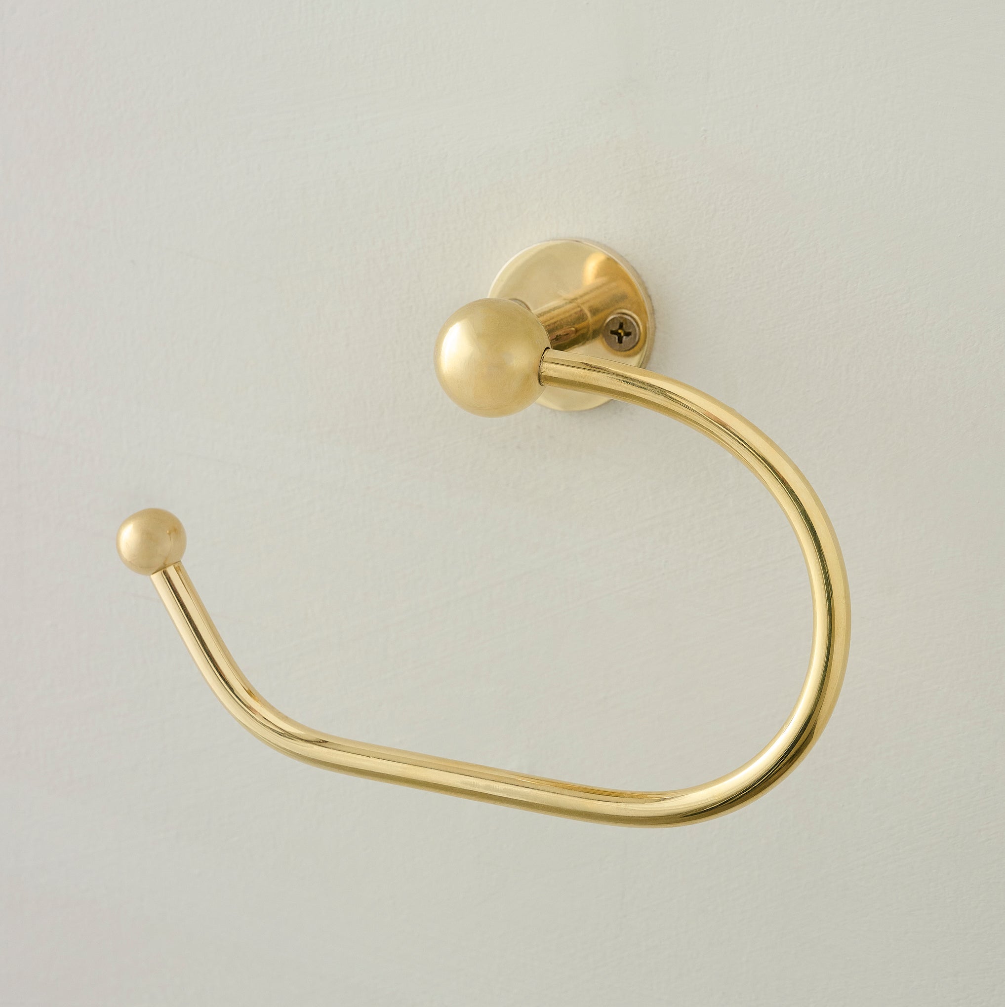 Jules Brass Toilet Paper Holder