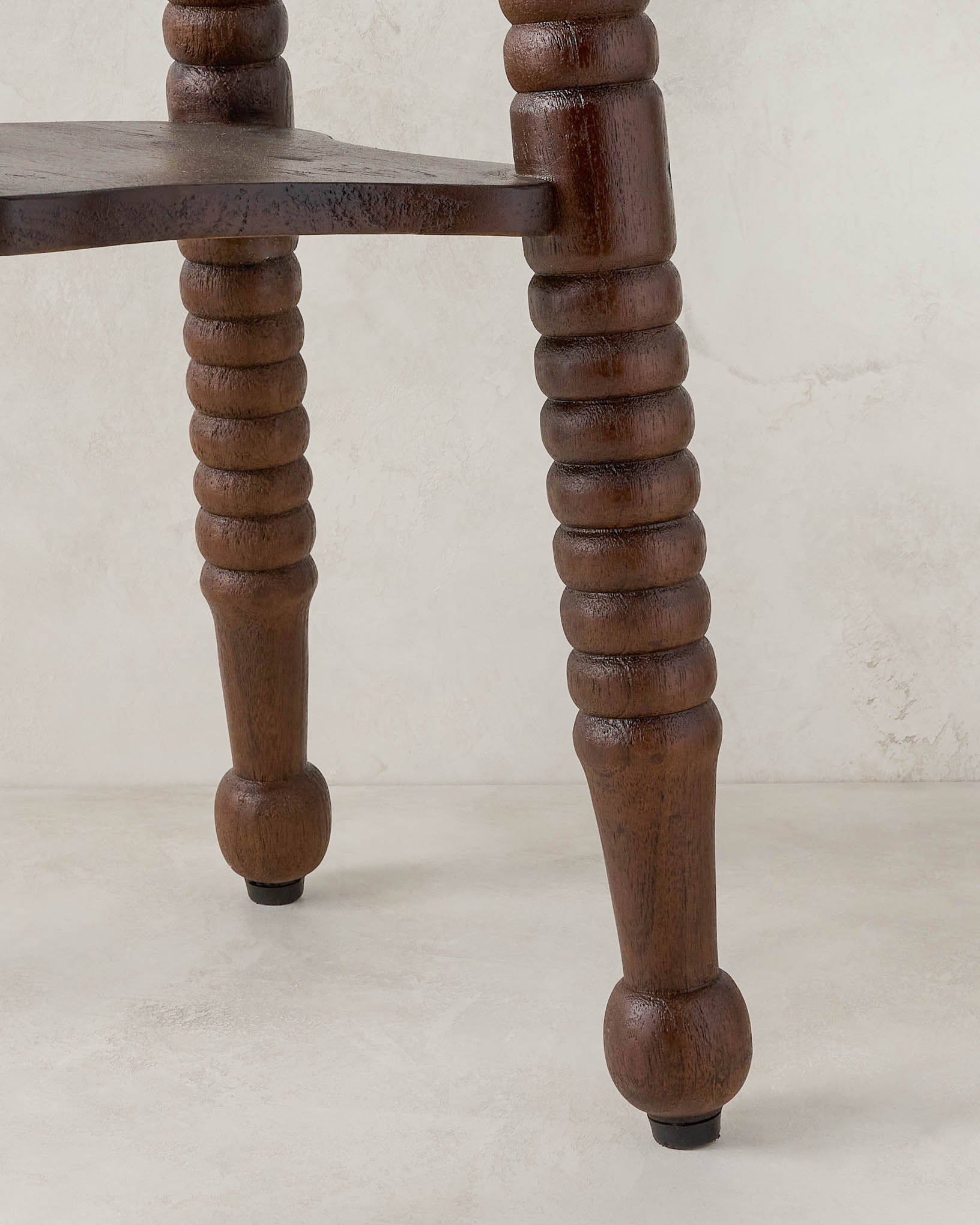 Jude Accent Table in heritage wood close up