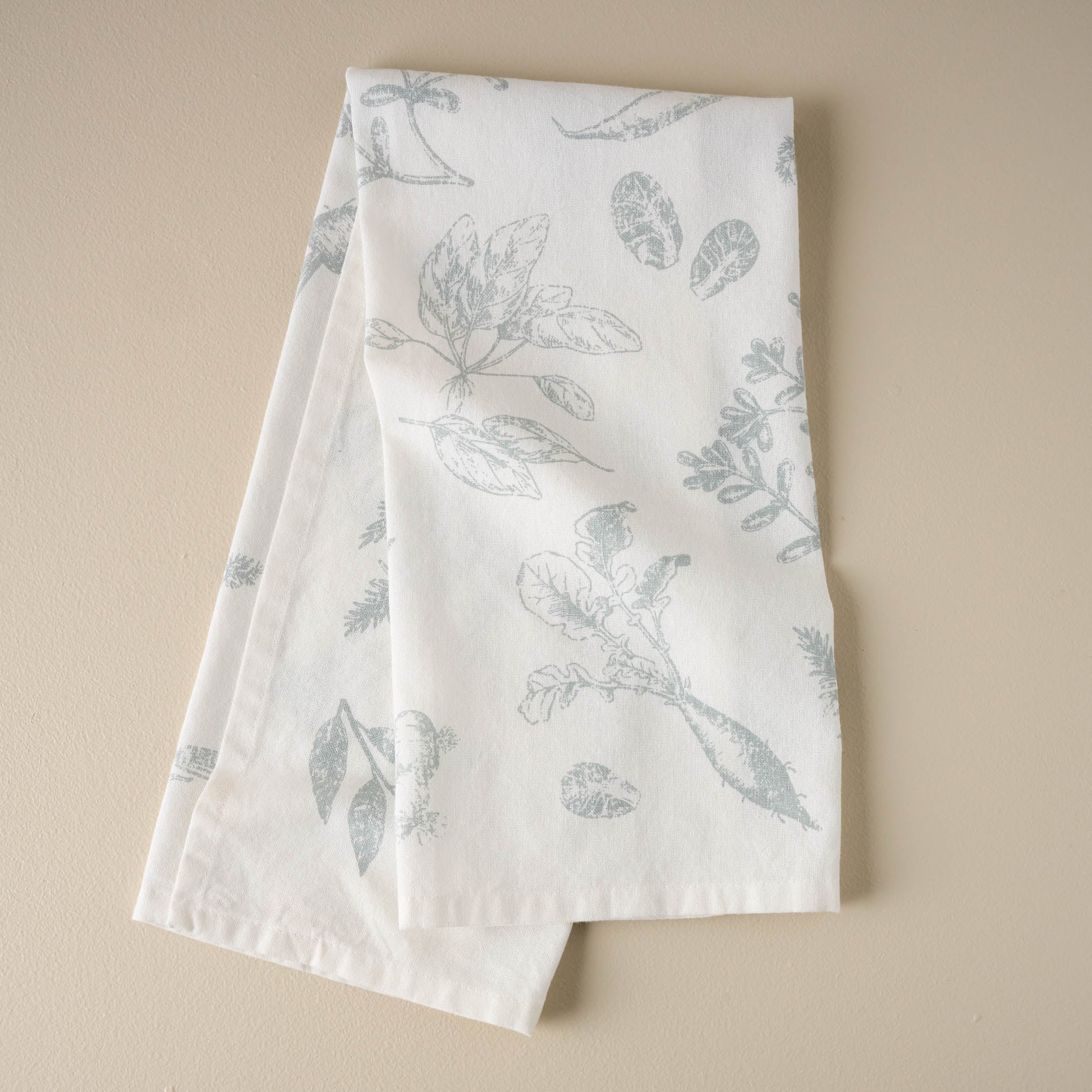 Magnoliass Veggie Print Tea Towel