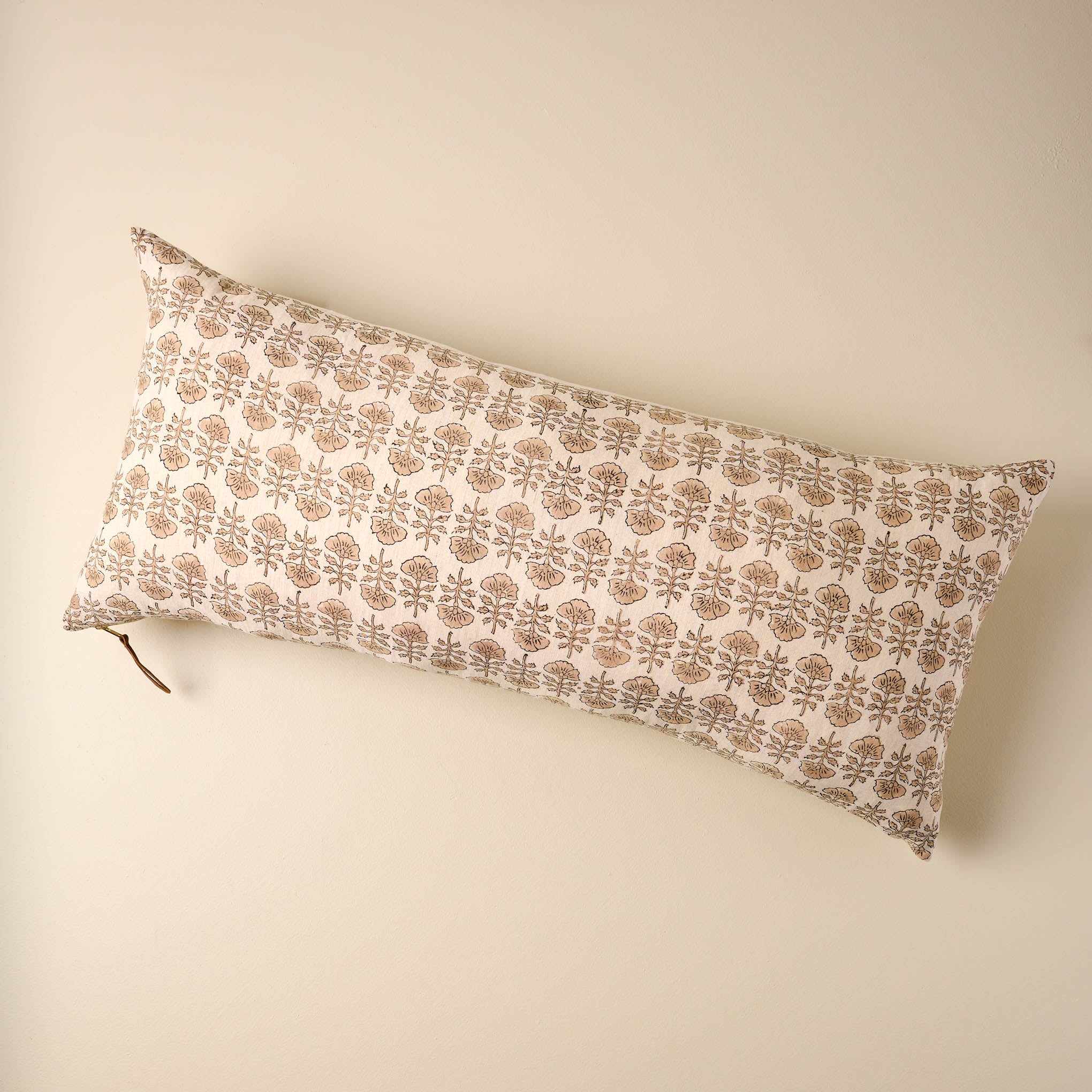 Flora Natural Large Lumbar Pillow