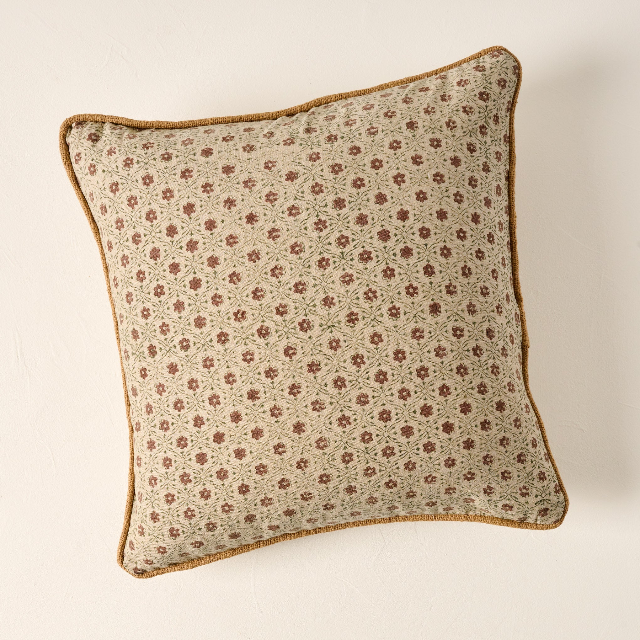 Thea Clay Block Print Pillow