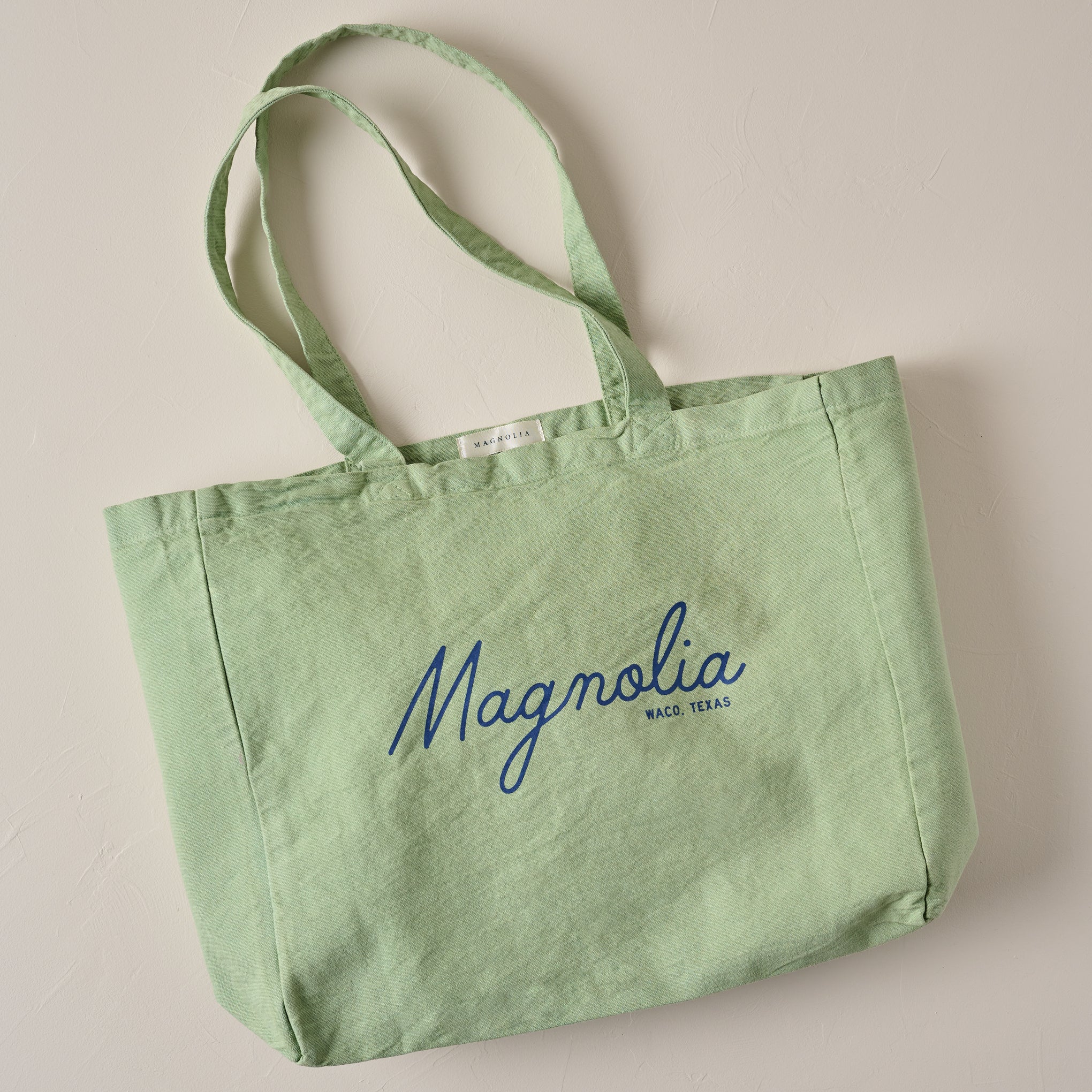 Magnoliass Seafoam Script Tote