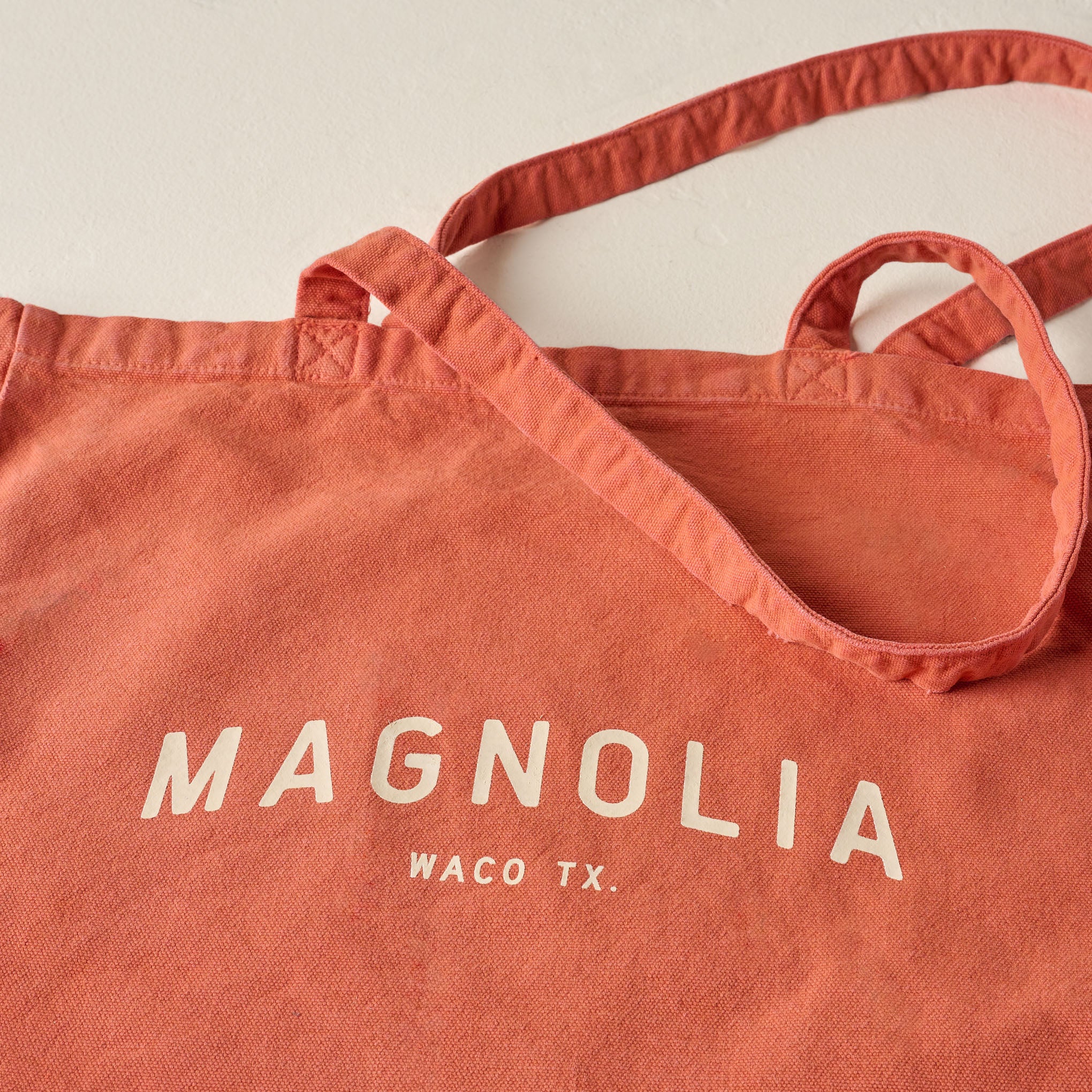 Magnoliass Terracotta Arched Tote close up