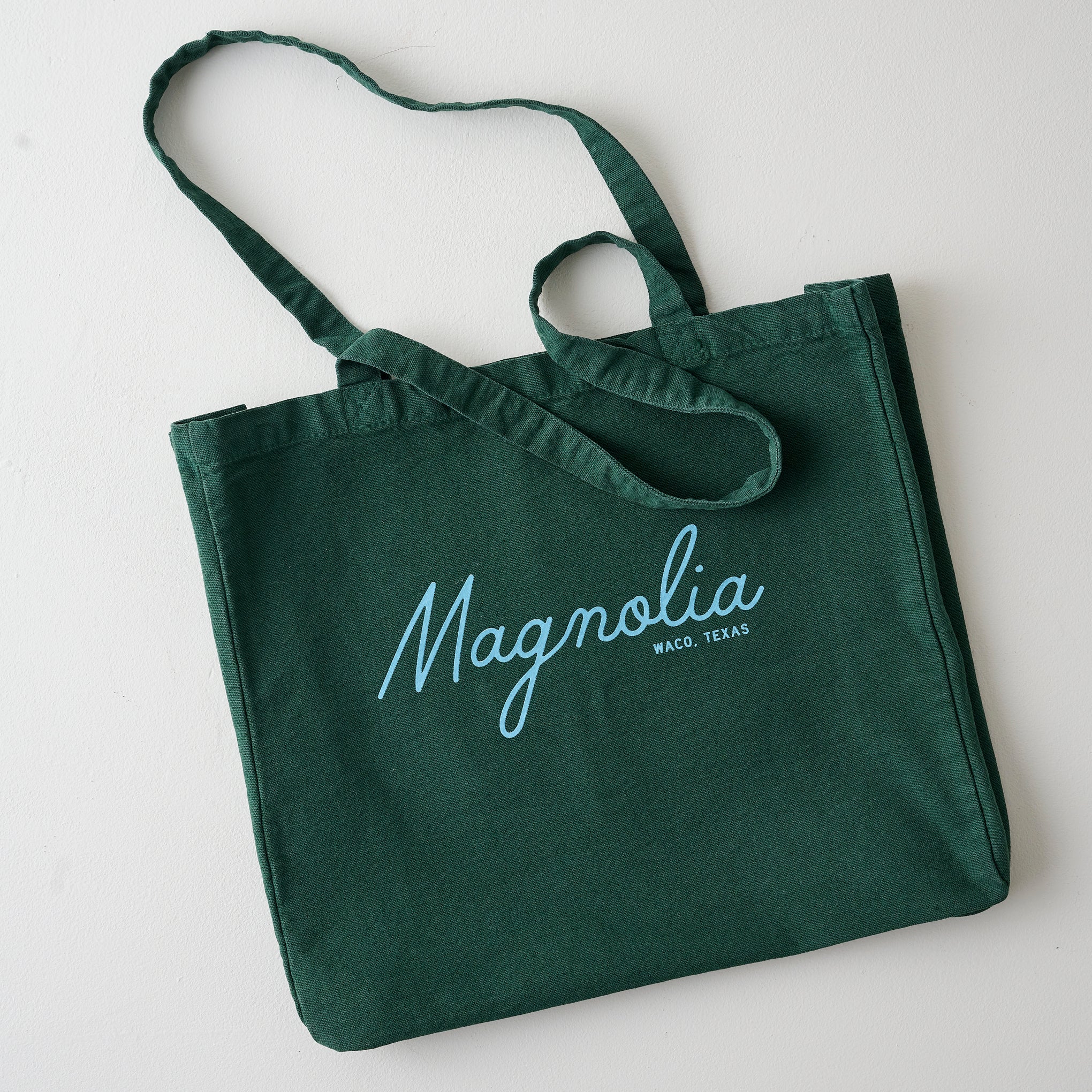 Magnoliass Script Emerald Tote