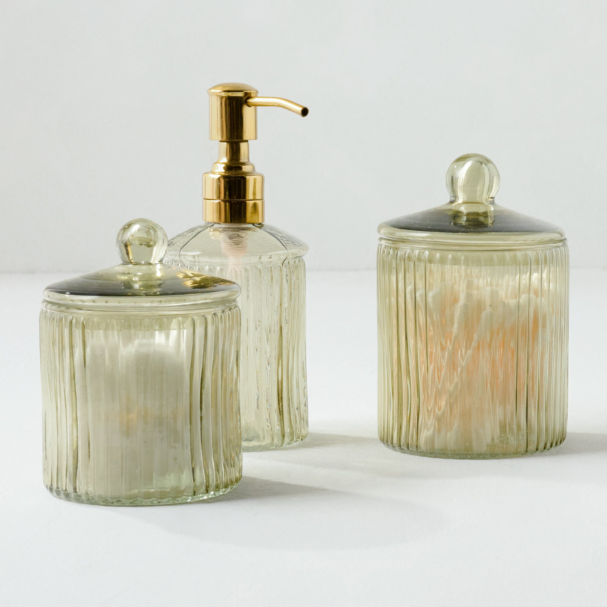 Arlo Ribbed Glass collection