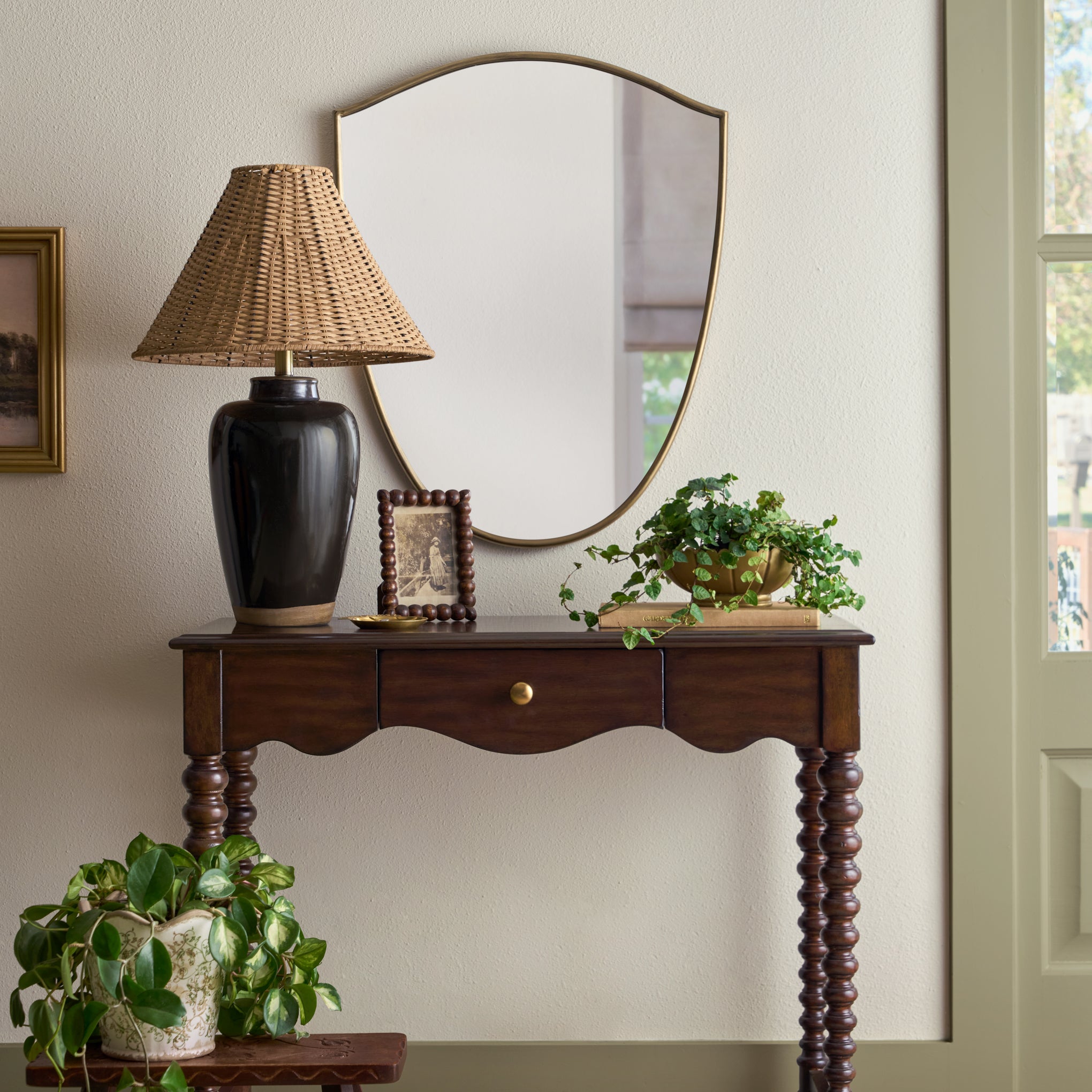 Bobbin Wood Photo Frame in a room