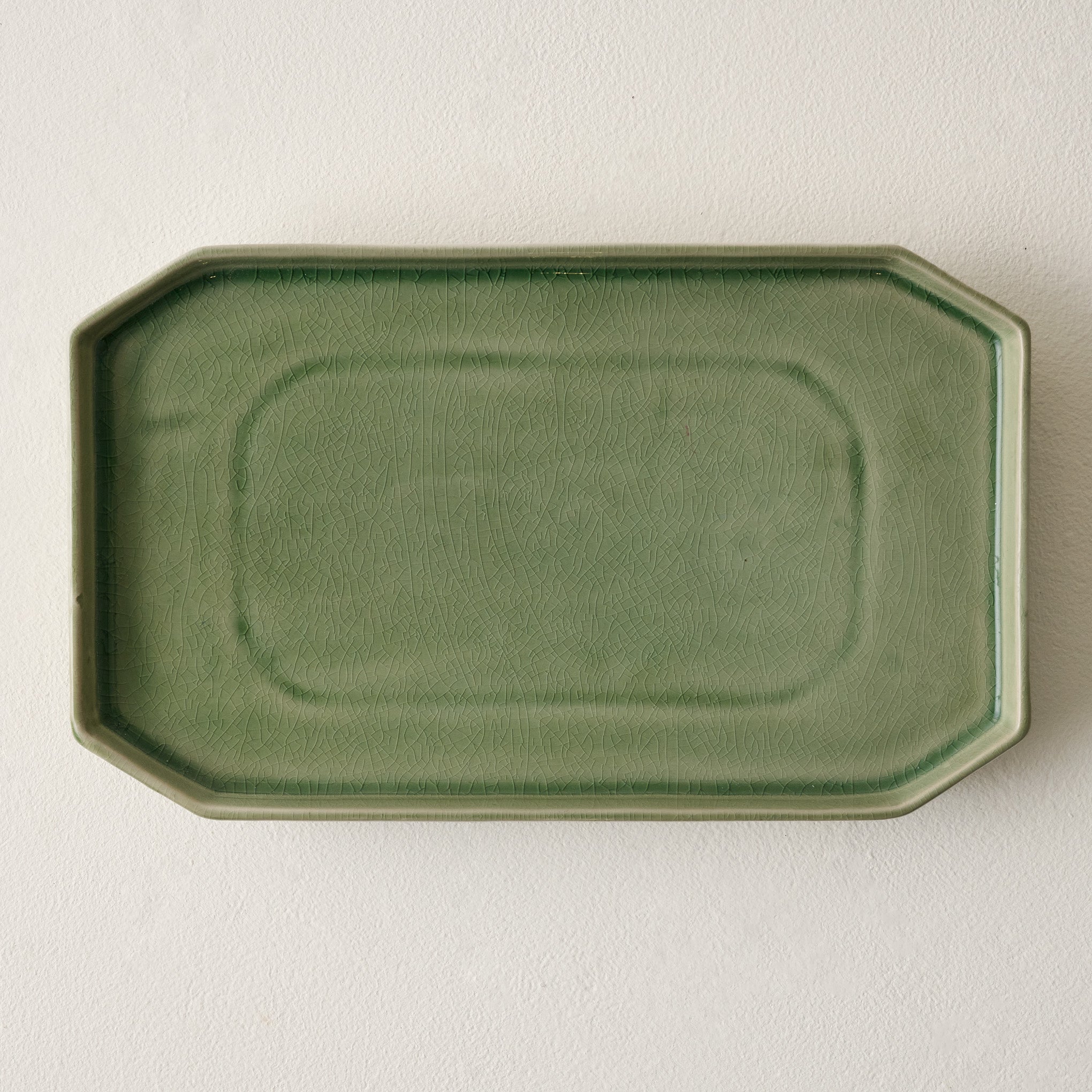 Jonah Green Ceramic Tray