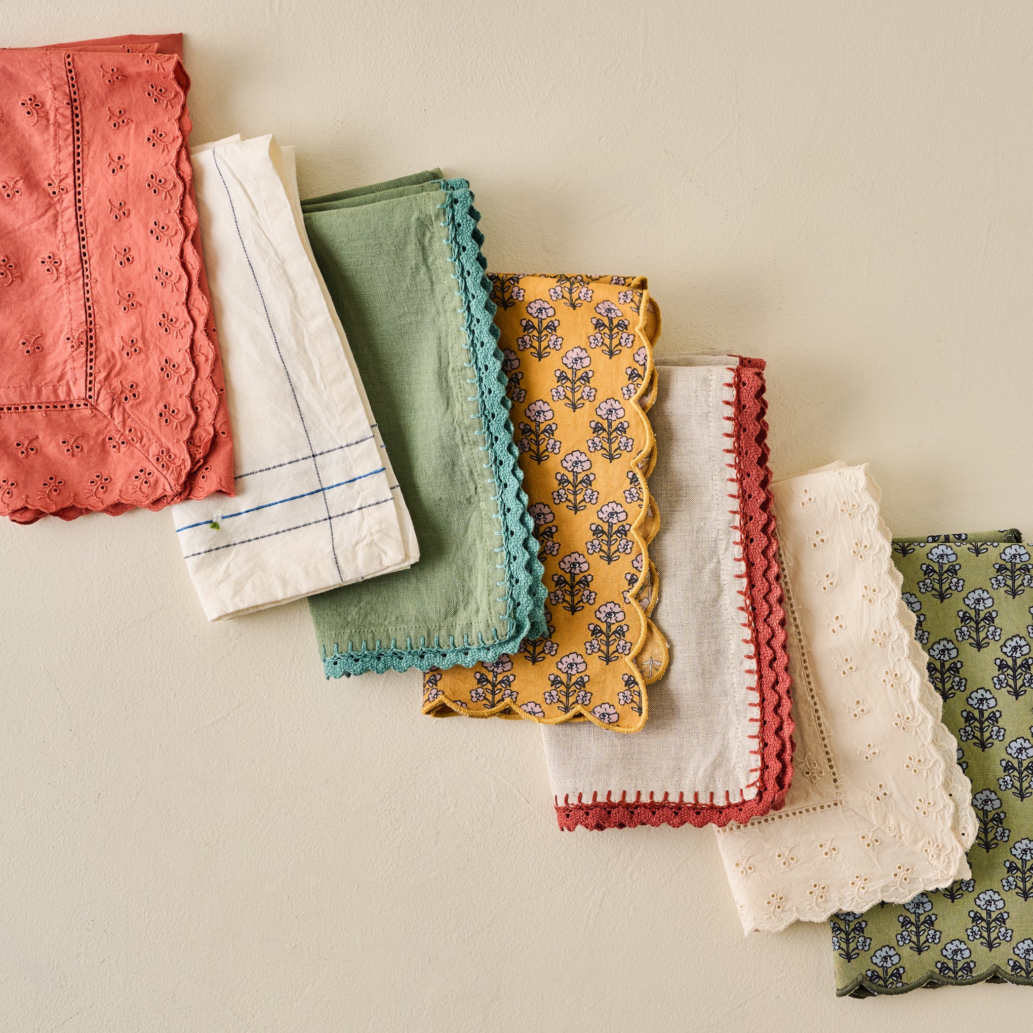Variety of napkins