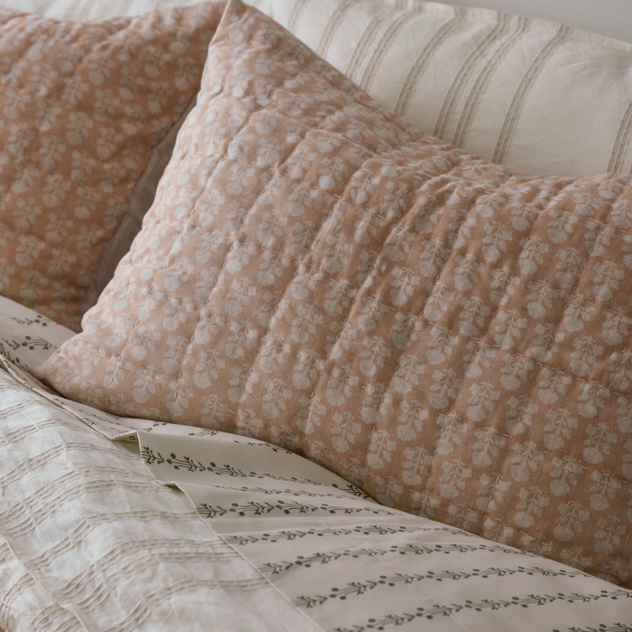 Ellie Block Printed Sham